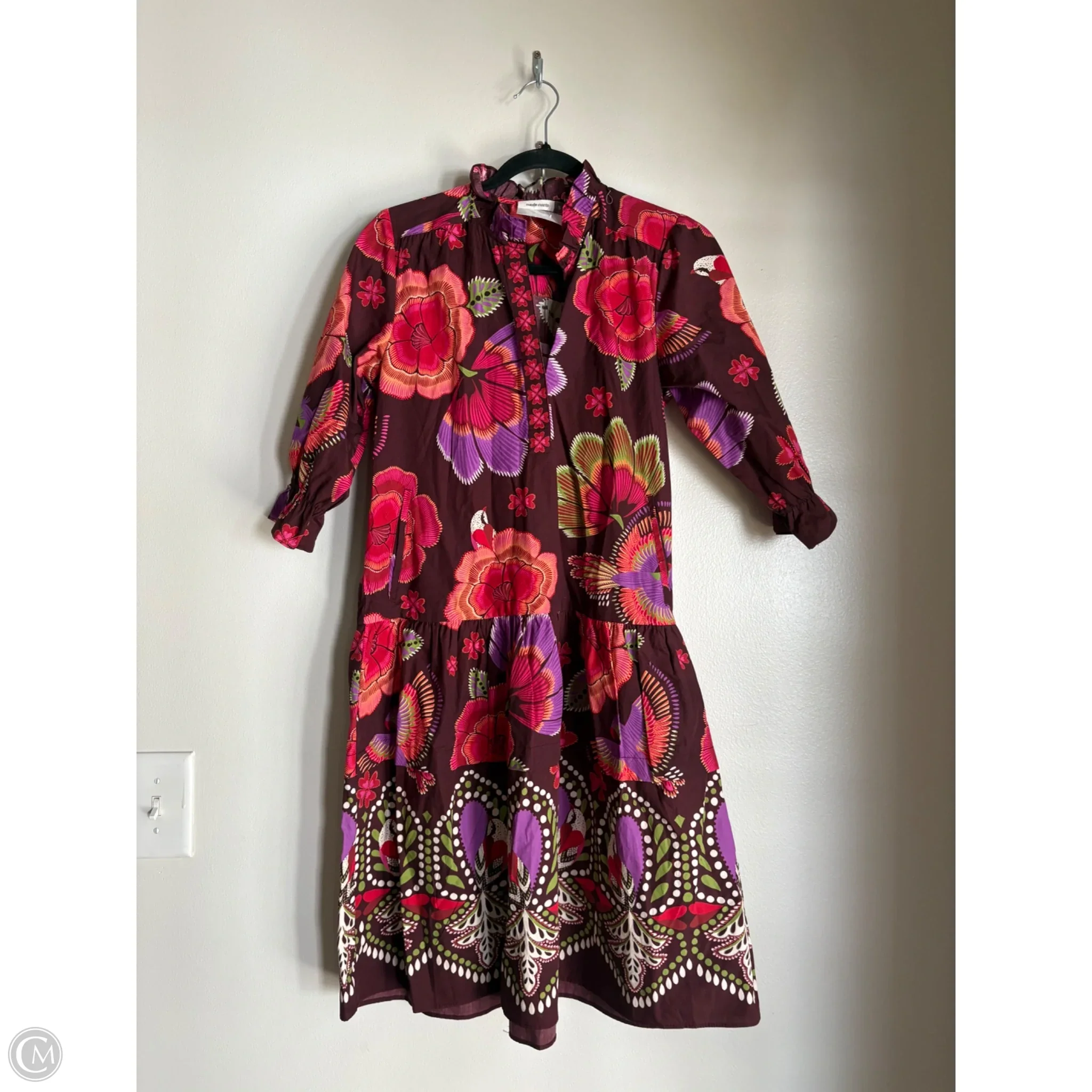 Dress Casual Maxi By Maude Vivante In Floral Print, Size: S - Image 1