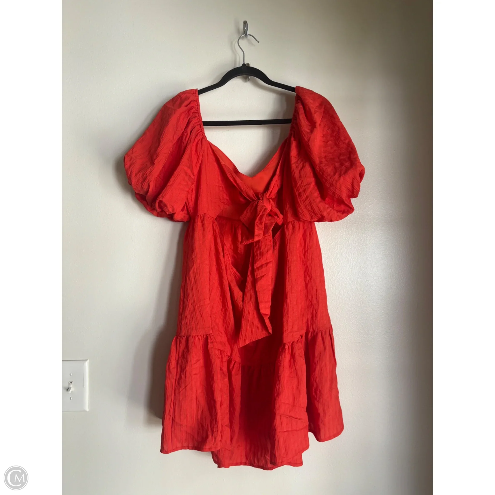 Dress Casual Short By Flying Tomato In Orange, Size: S - Image 2