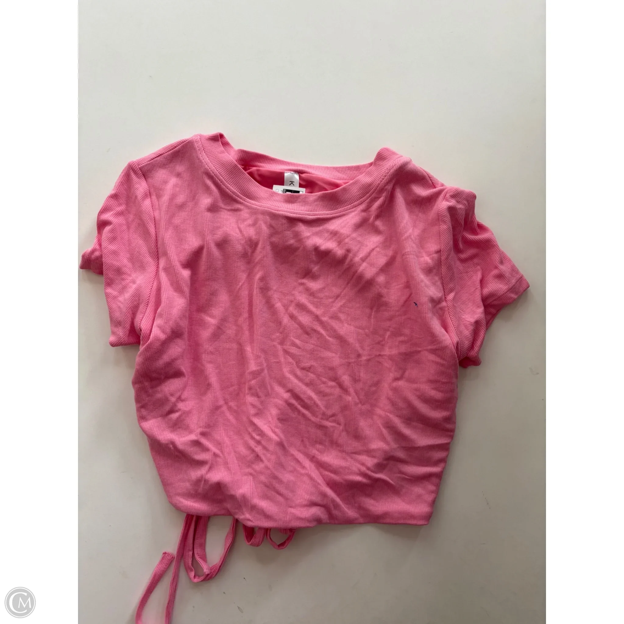 Top Short Sleeve By Cmc In Pink, Size: M - Image 1