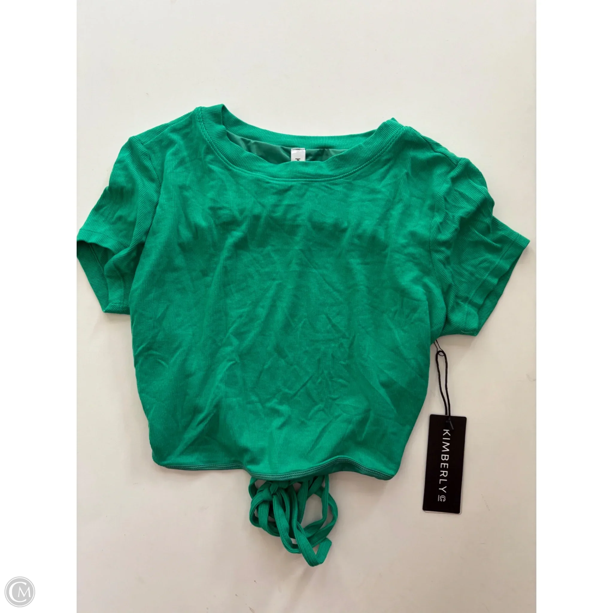 Top Short Sleeve By Cmc In Green, Size: M - Image 1