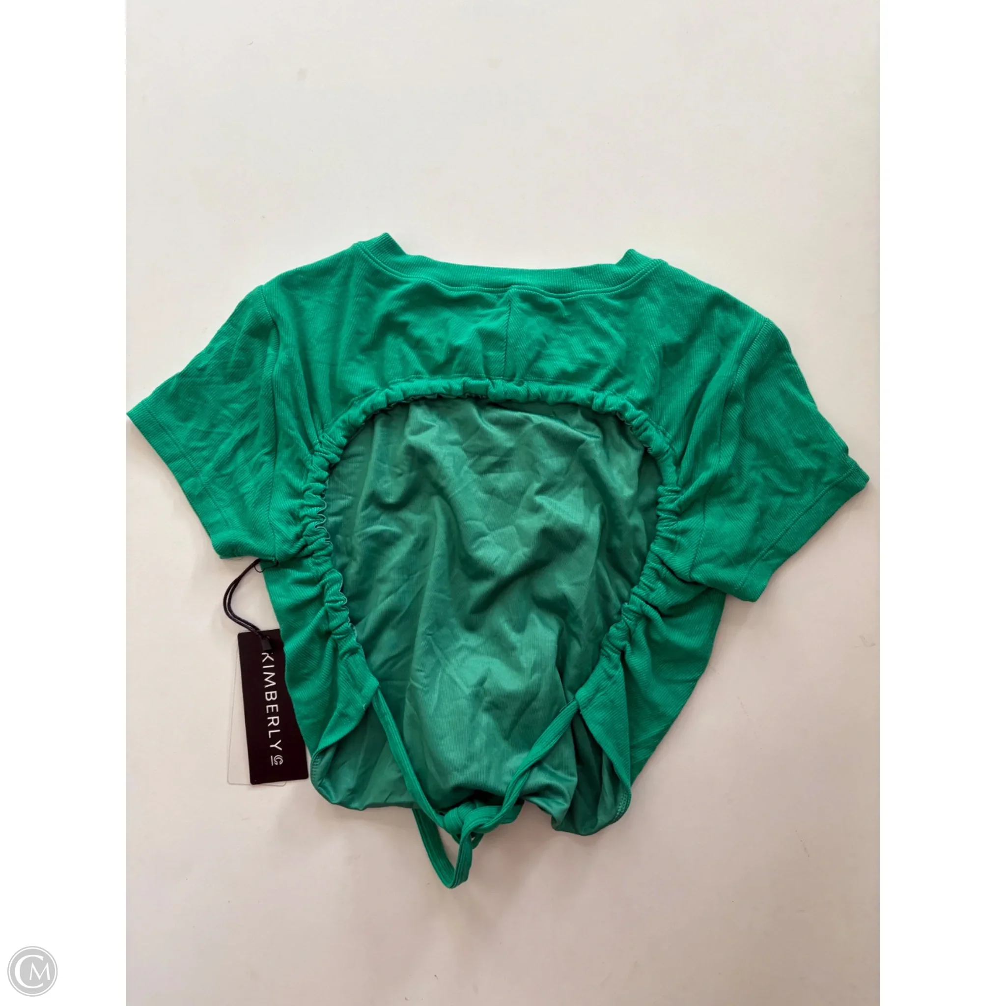 Top Short Sleeve By Cmc In Green, Size: M - Image 2