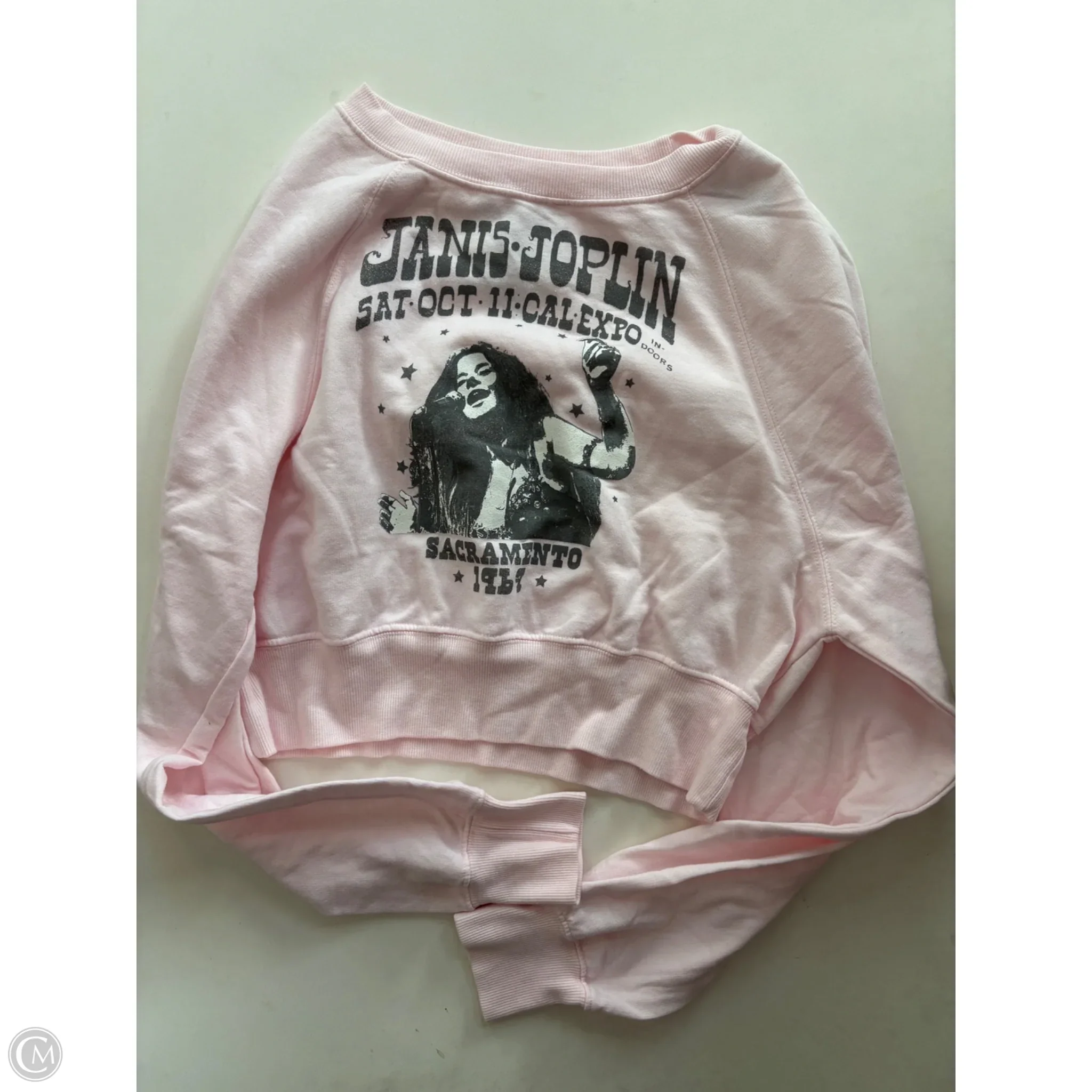 Sweatshirt Crewneck By Clothes Mentor In Pink, Size: S - Image 1