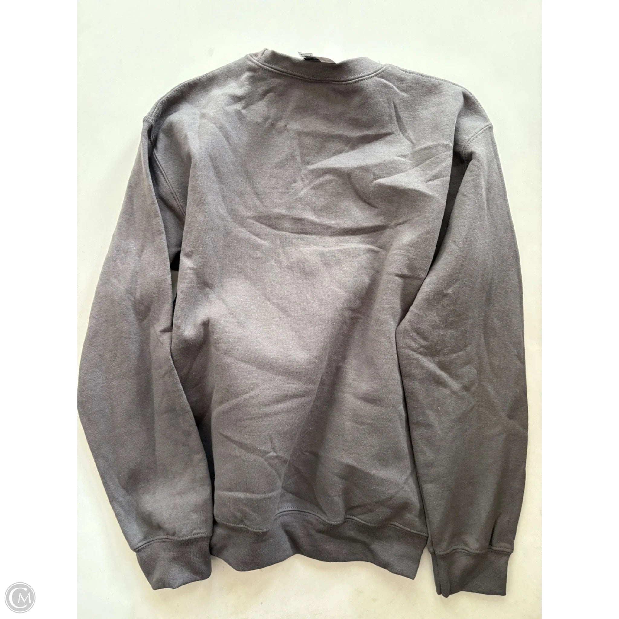 Sweatshirt Crewneck By Clothes Mentor In Grey, Size: S - Image 2