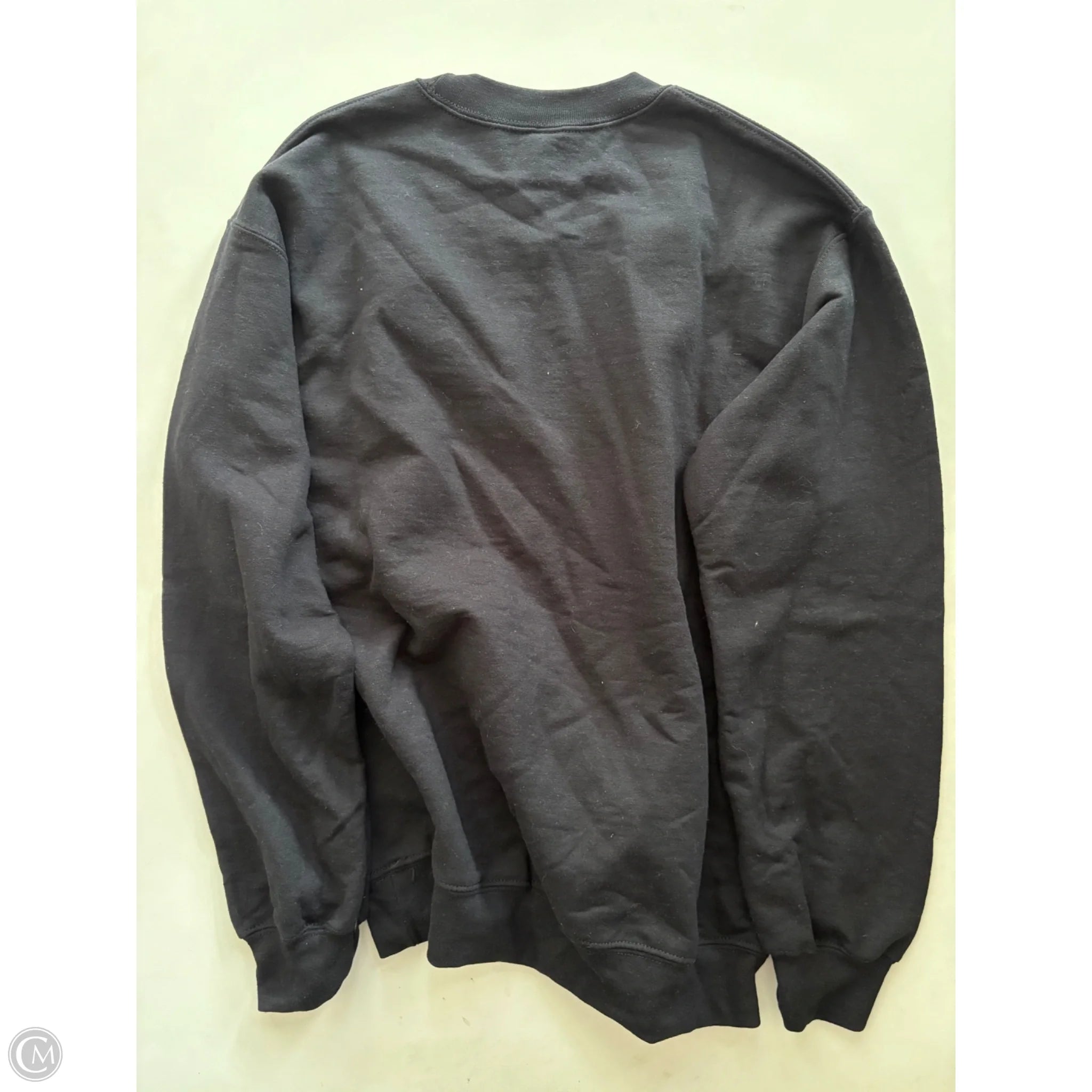 Sweatshirt Crewneck By Clothes Mentor In Black, Size: S - Image 2