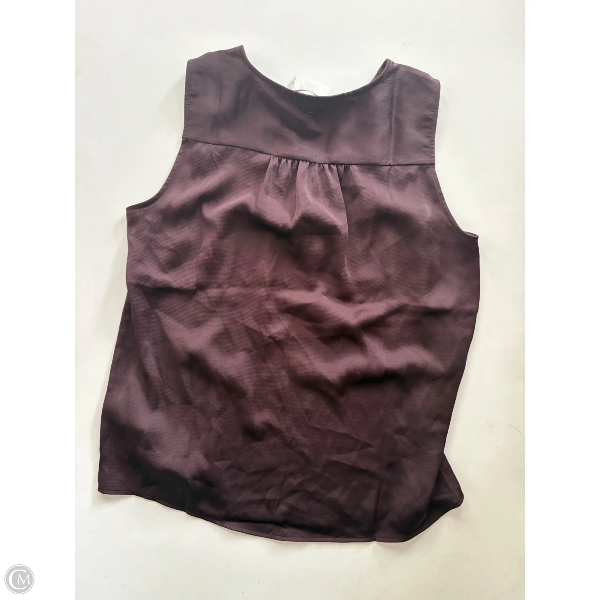 Blouse Sleeveless By H&m In Brown, Size: S - Image 2