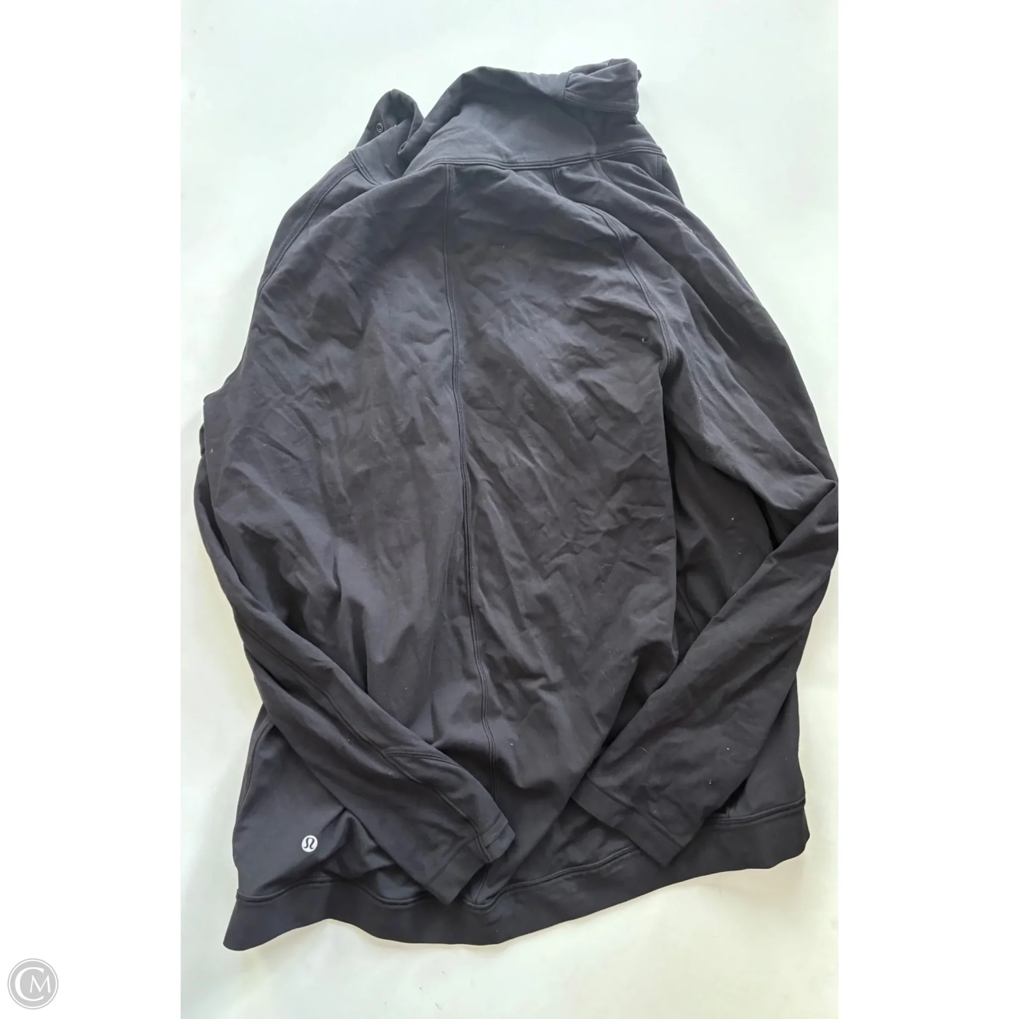 Athletic Jacket By Lululemon In Black, Size: M - Image 2