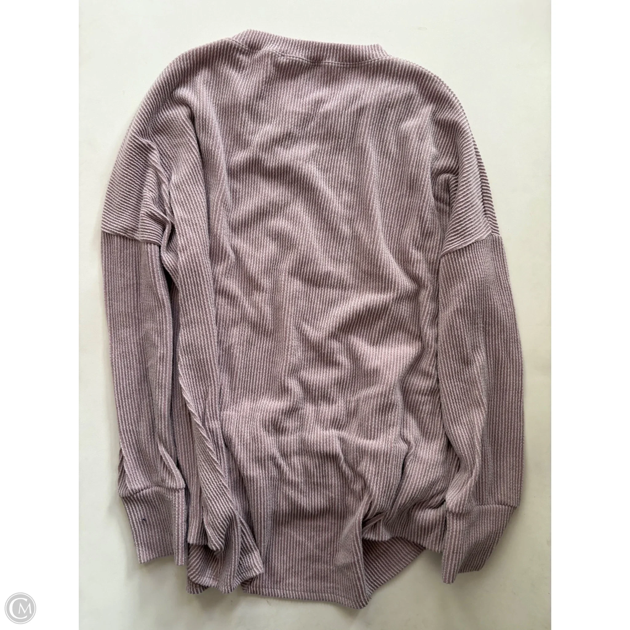 Top Long Sleeve By Cmc In Purple, Size: S - Image 2