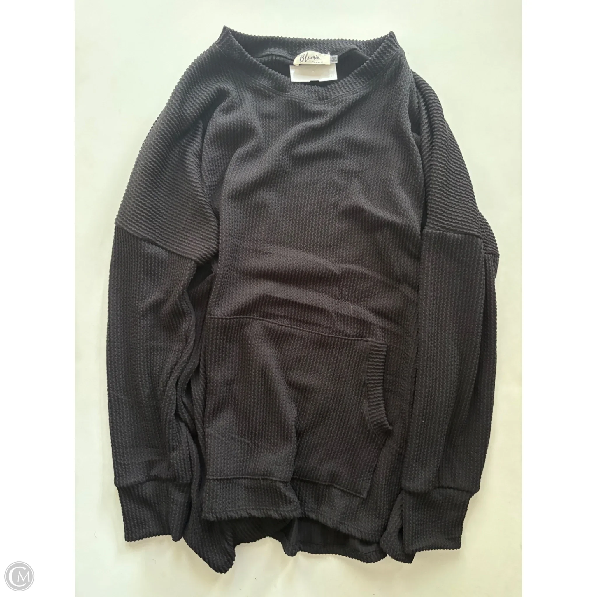Top Long Sleeve By Cmc In Black, Size: S - Image 1
