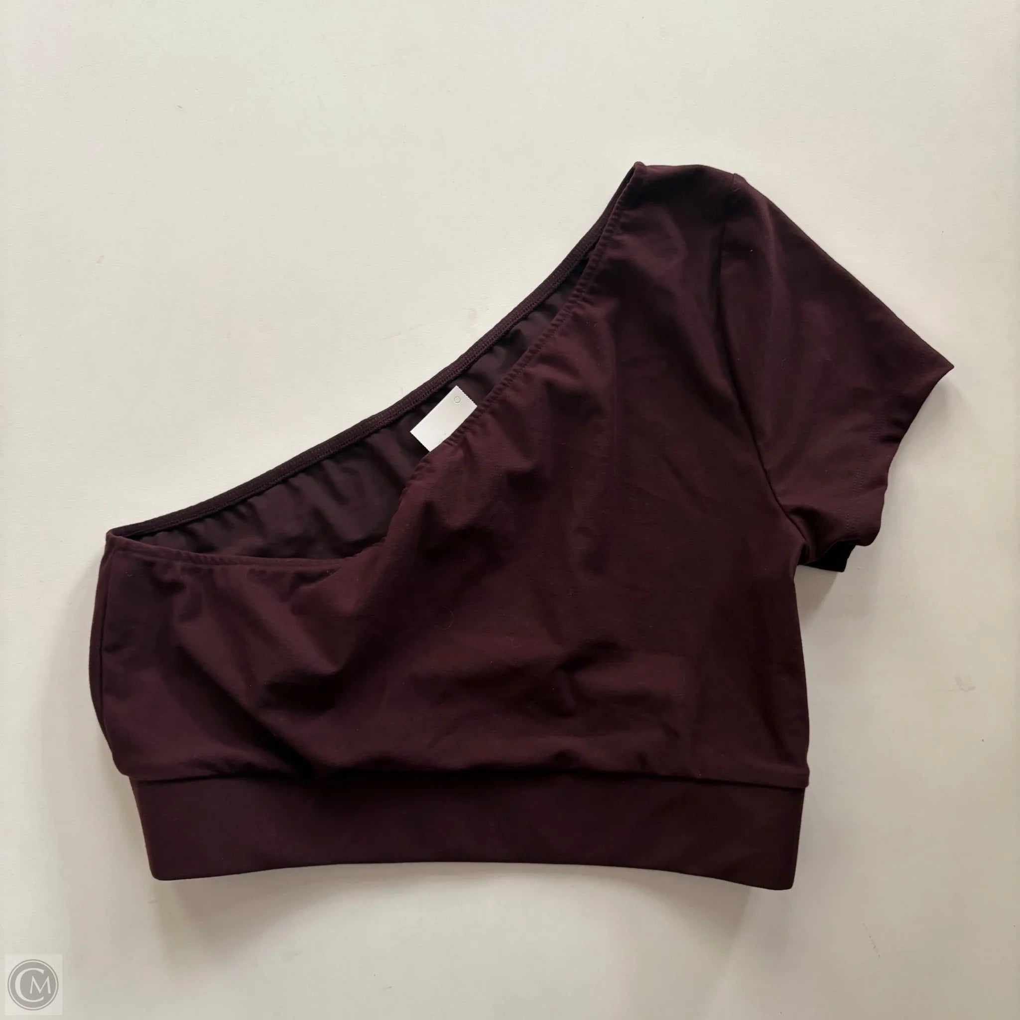 Athletic Top Short Sleeve By Victorias Secret In Maroon, Size: M - Image 2