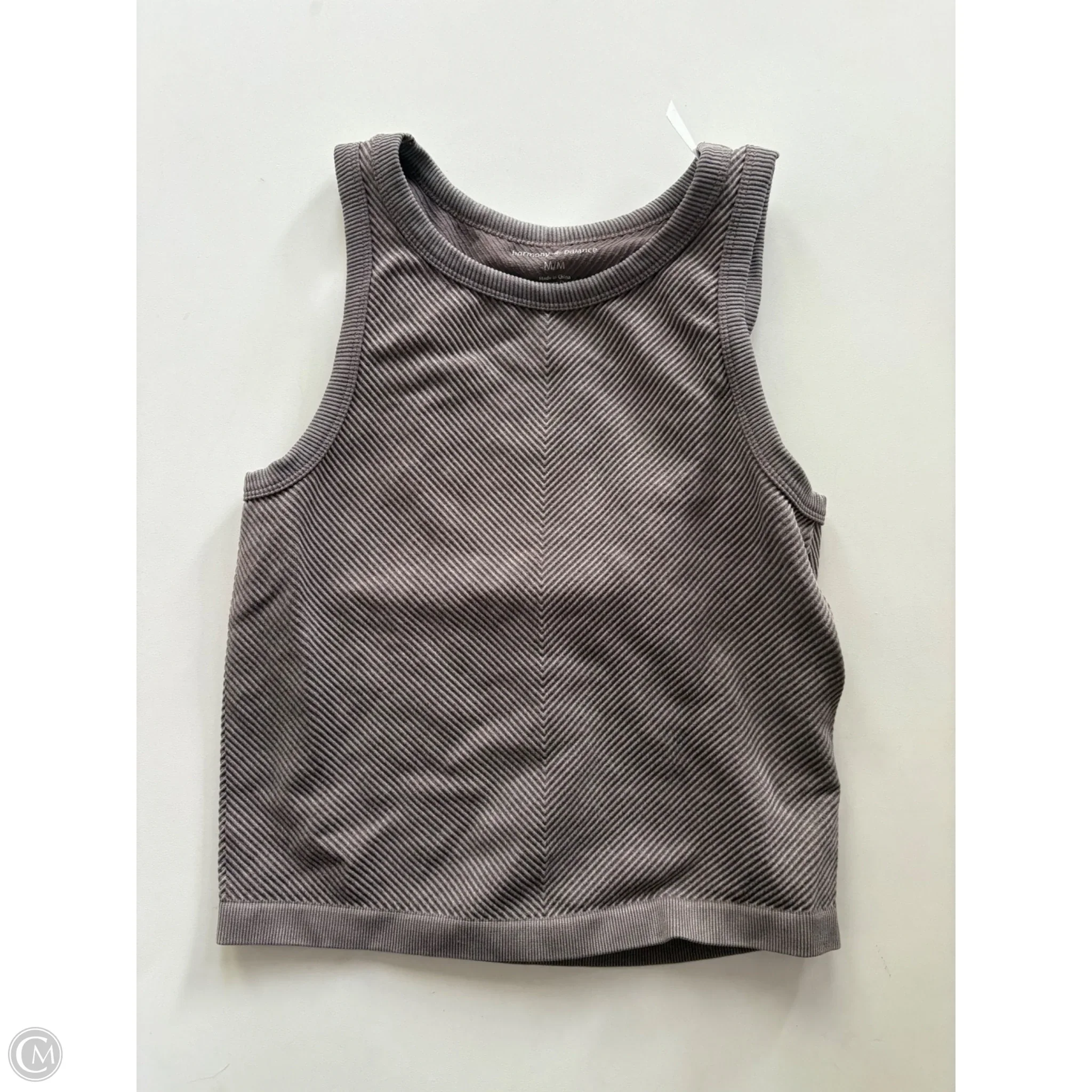 Athletic Tank Top By Harmony In Grey, Size: M - Image 1
