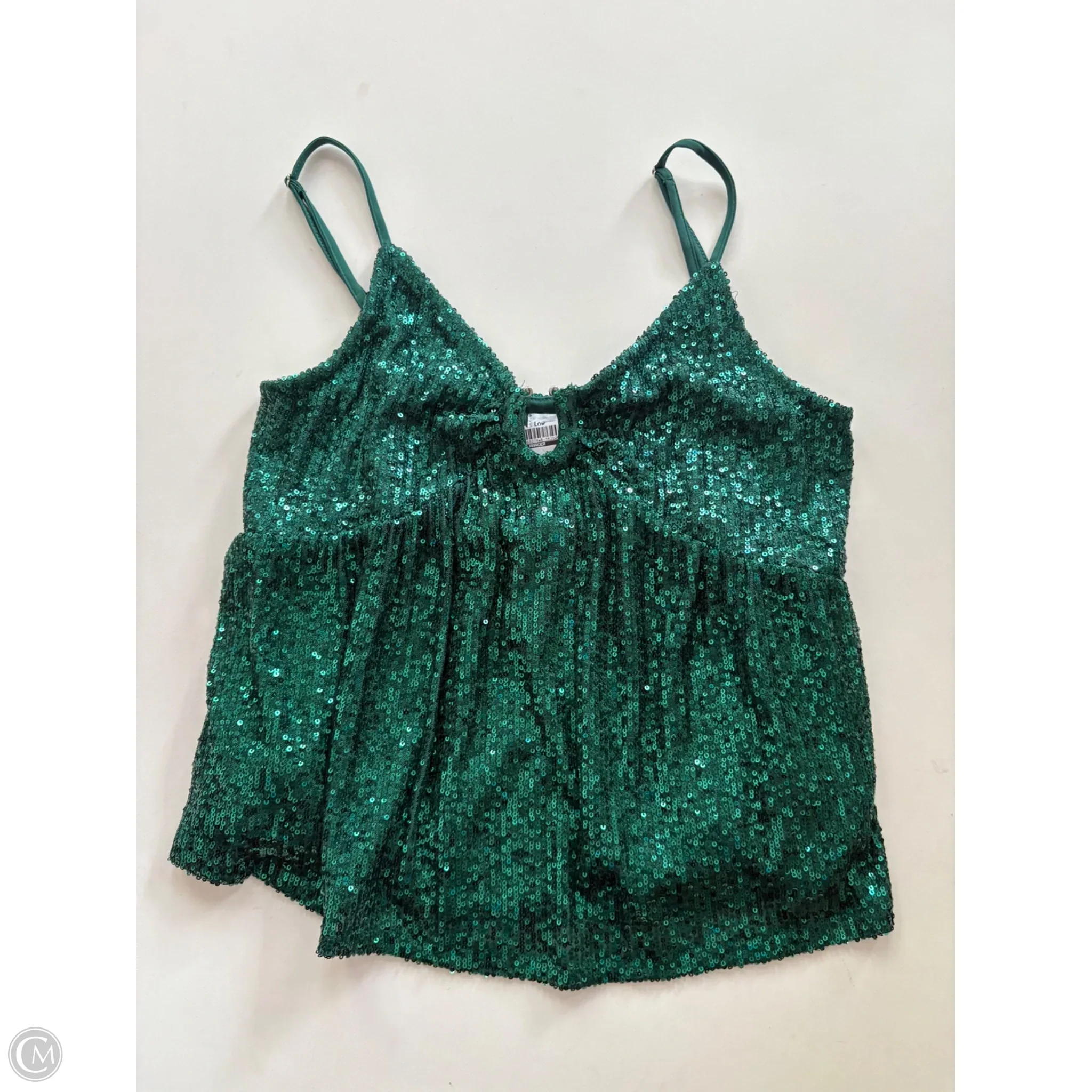 Tank Top By Love On A Hanger In Green, Size: M - Image 1