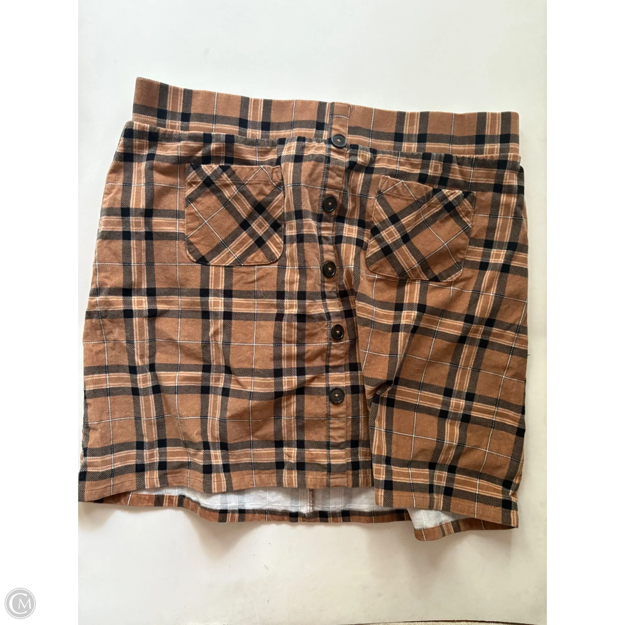 Skirt Mini & Short By Torrid In Plaid Pattern, Size: 2x - Image 1