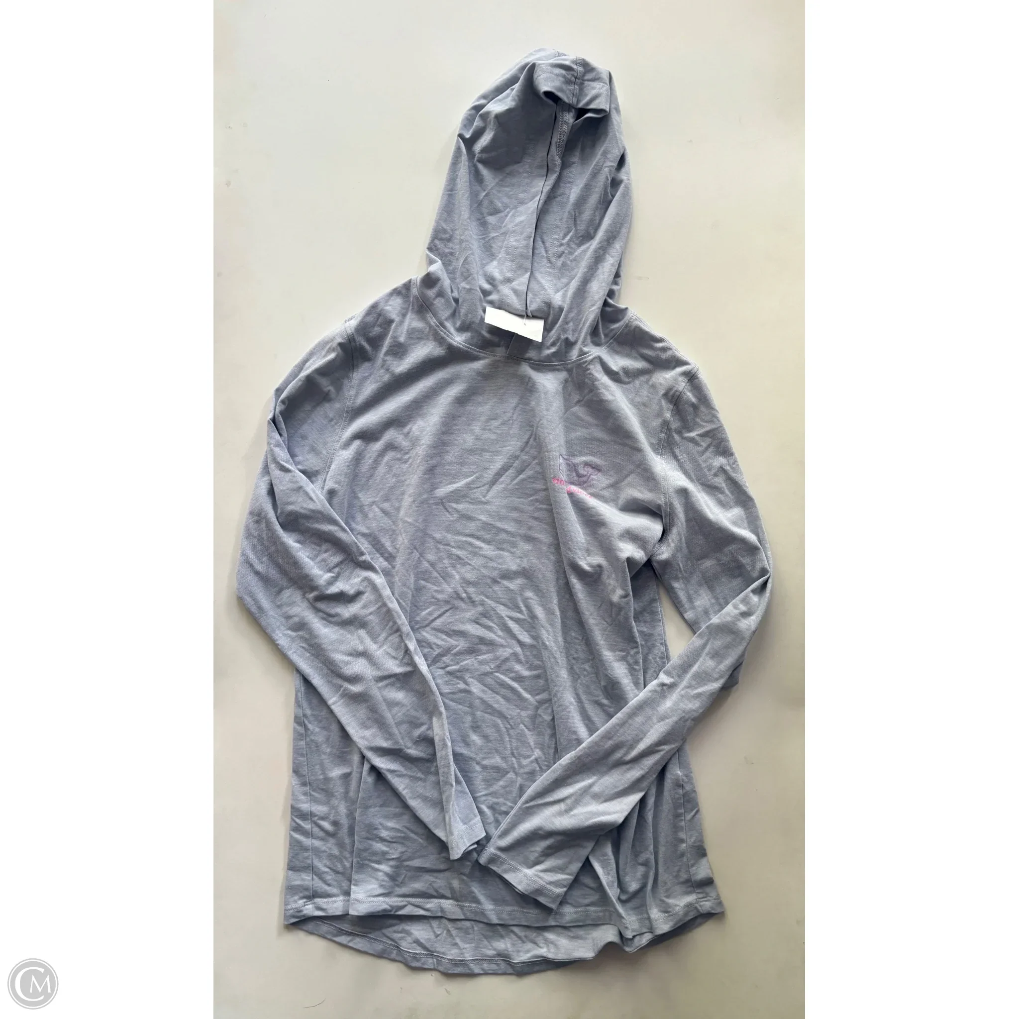 Sweatshirt Hoodie By Vineyard Vines In Grey, Size: M - Image 1
