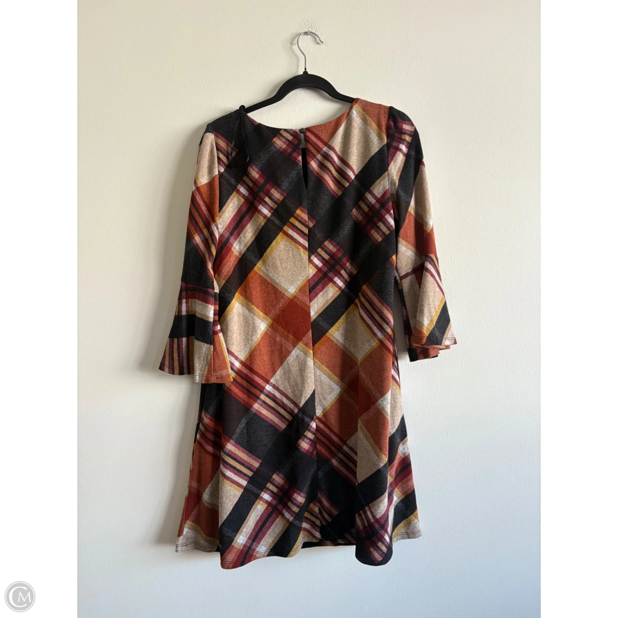 Dress Work By Jessica Howard In Plaid Pattern, Size: M - Image 2