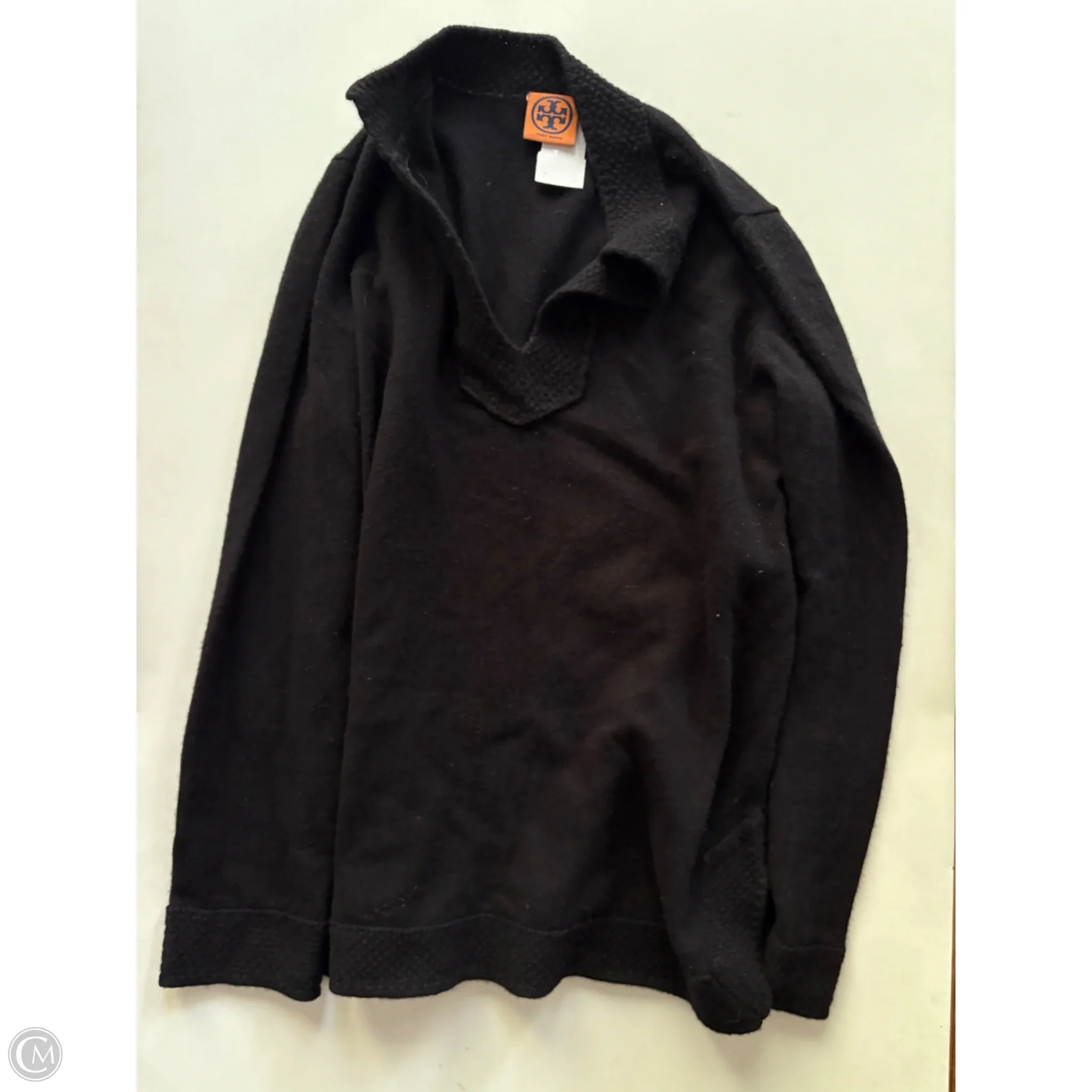 Sweater Designer By Tory Burch In Black, Size: Xl - Image 1