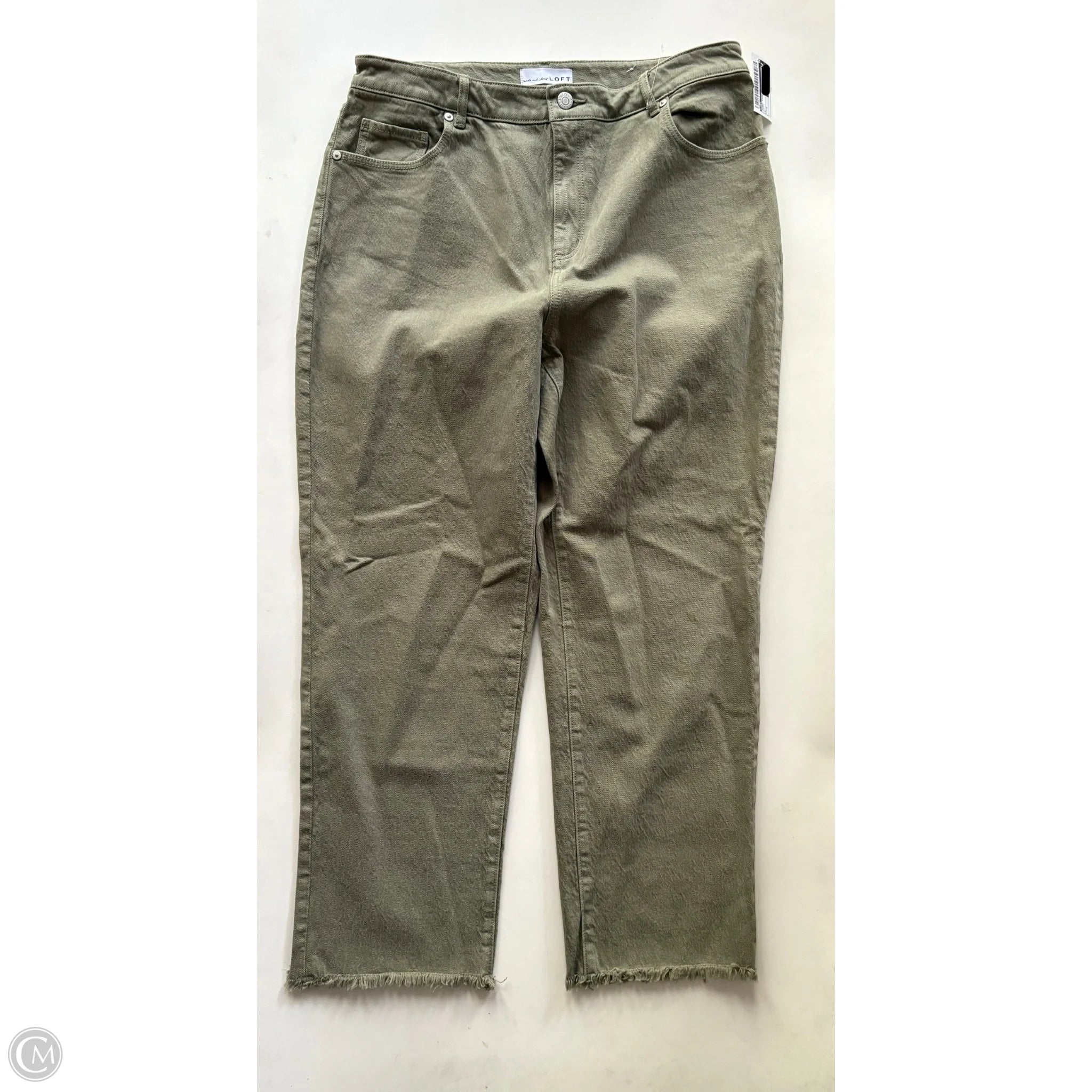 Jeans Wide Leg By Loft In Green, Size: 8 - Image 1