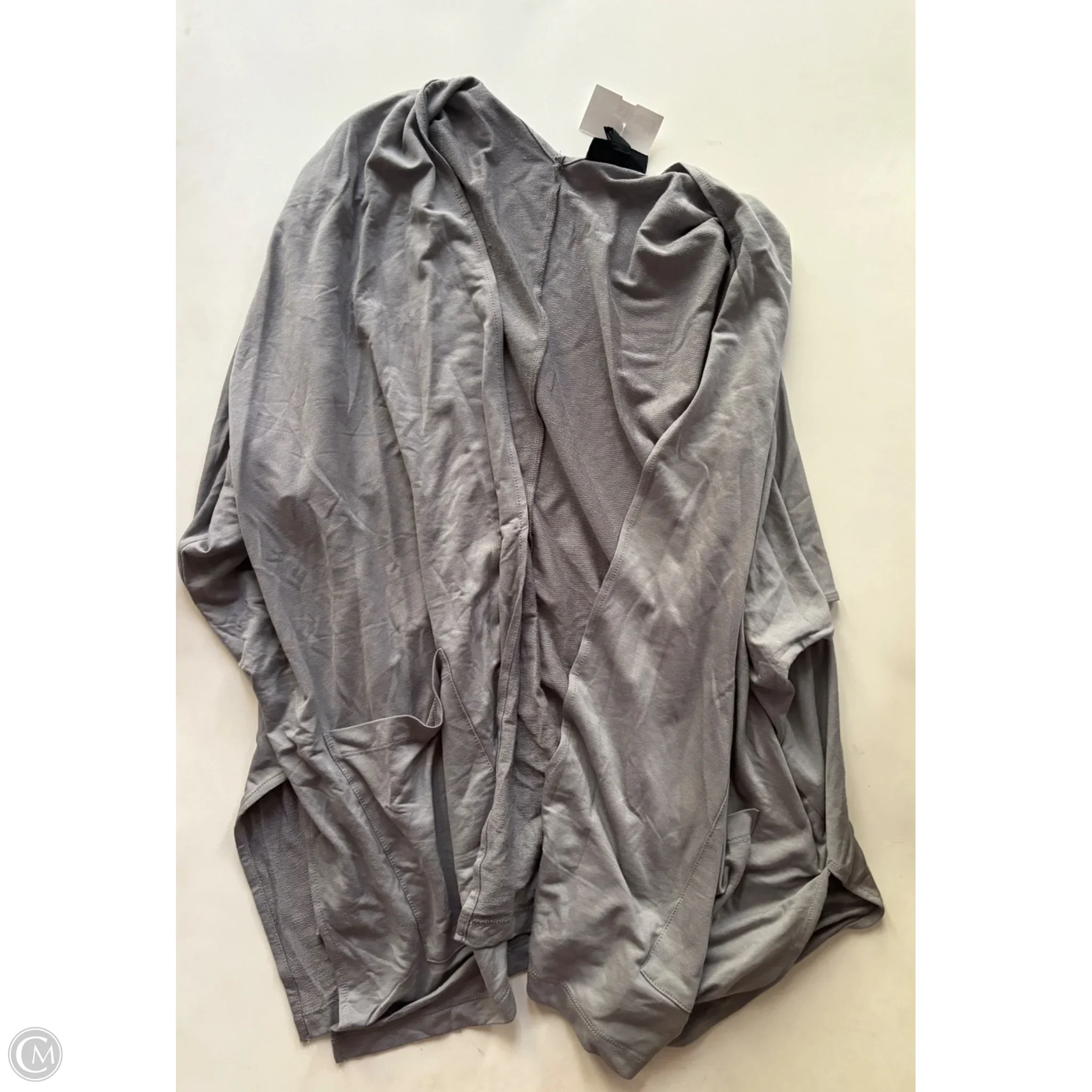 Sweater Cardigan By Susan Graver In Grey, Size: M - Image 1