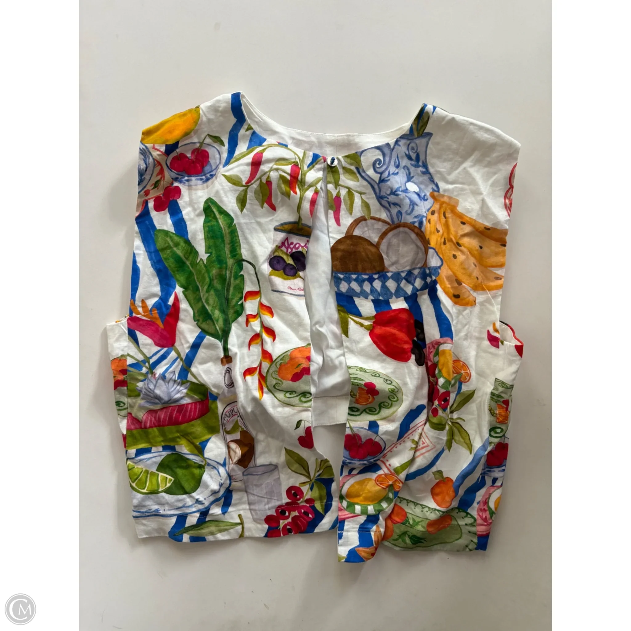 Top Sleeveless By Farm Rio In Multi-colored, Size: L - Image 2