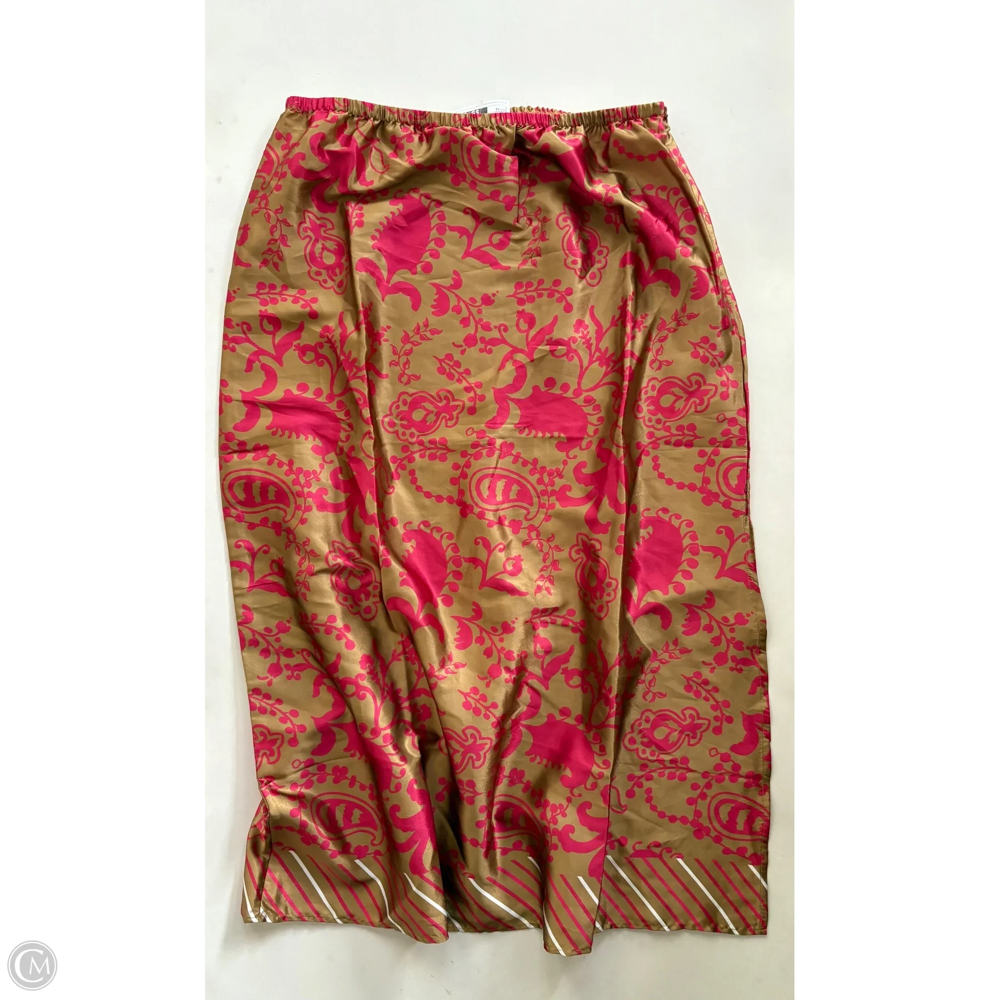 Skirt Maxi By Dalin In Gold, Size: 12 - Image 1