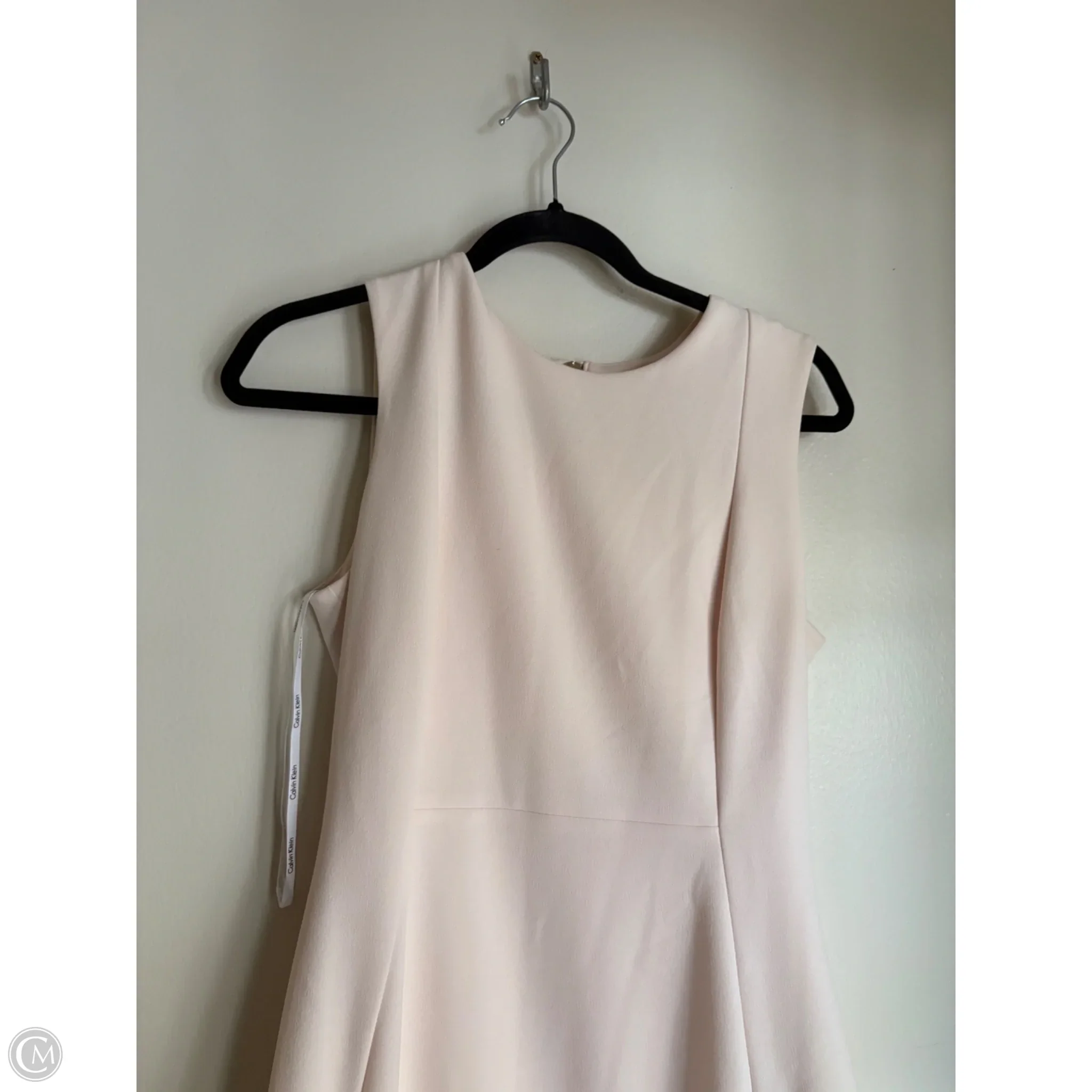 Dress Work By Calvin Klein In Cream, Size: 8 - Image 3