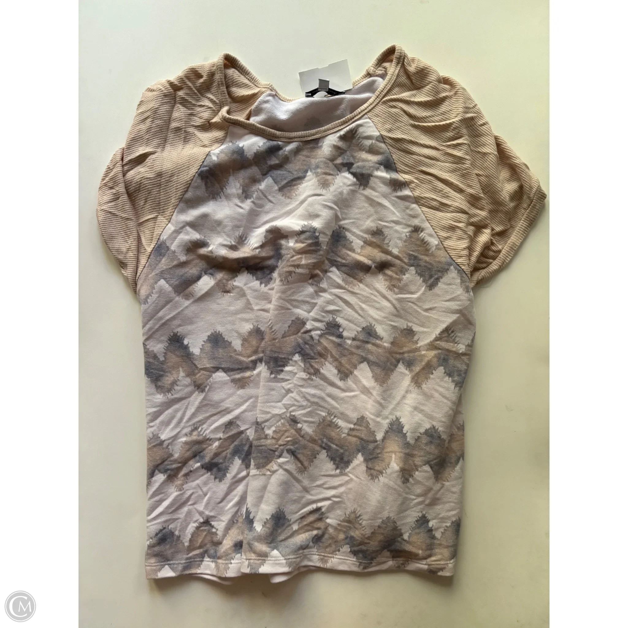 Top Short Sleeve By White Birch In Cream, Size: S