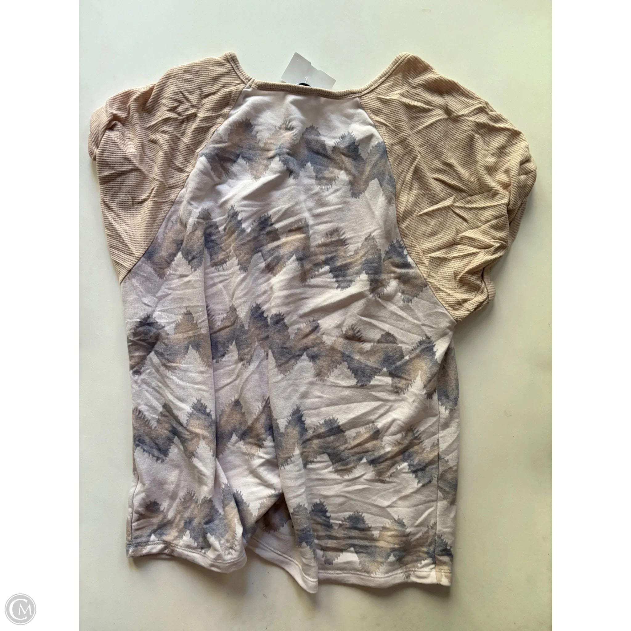 Top Short Sleeve By White Birch In Cream, Size: S - Image 2