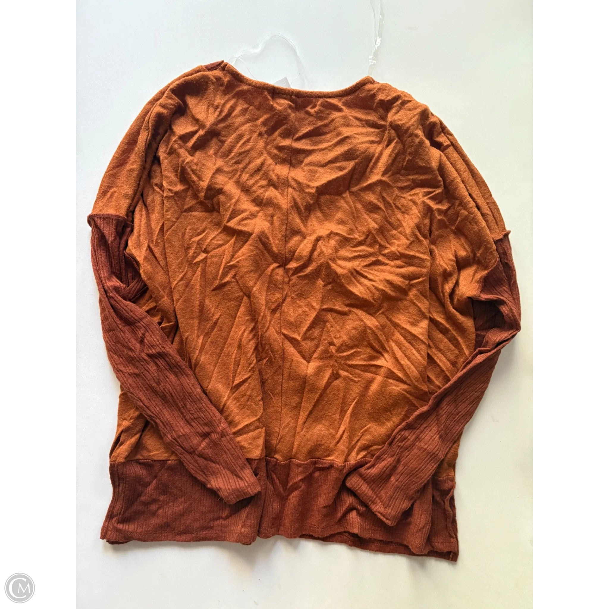 Top Long Sleeve By Haptics In Orange, Size: M - Image 2