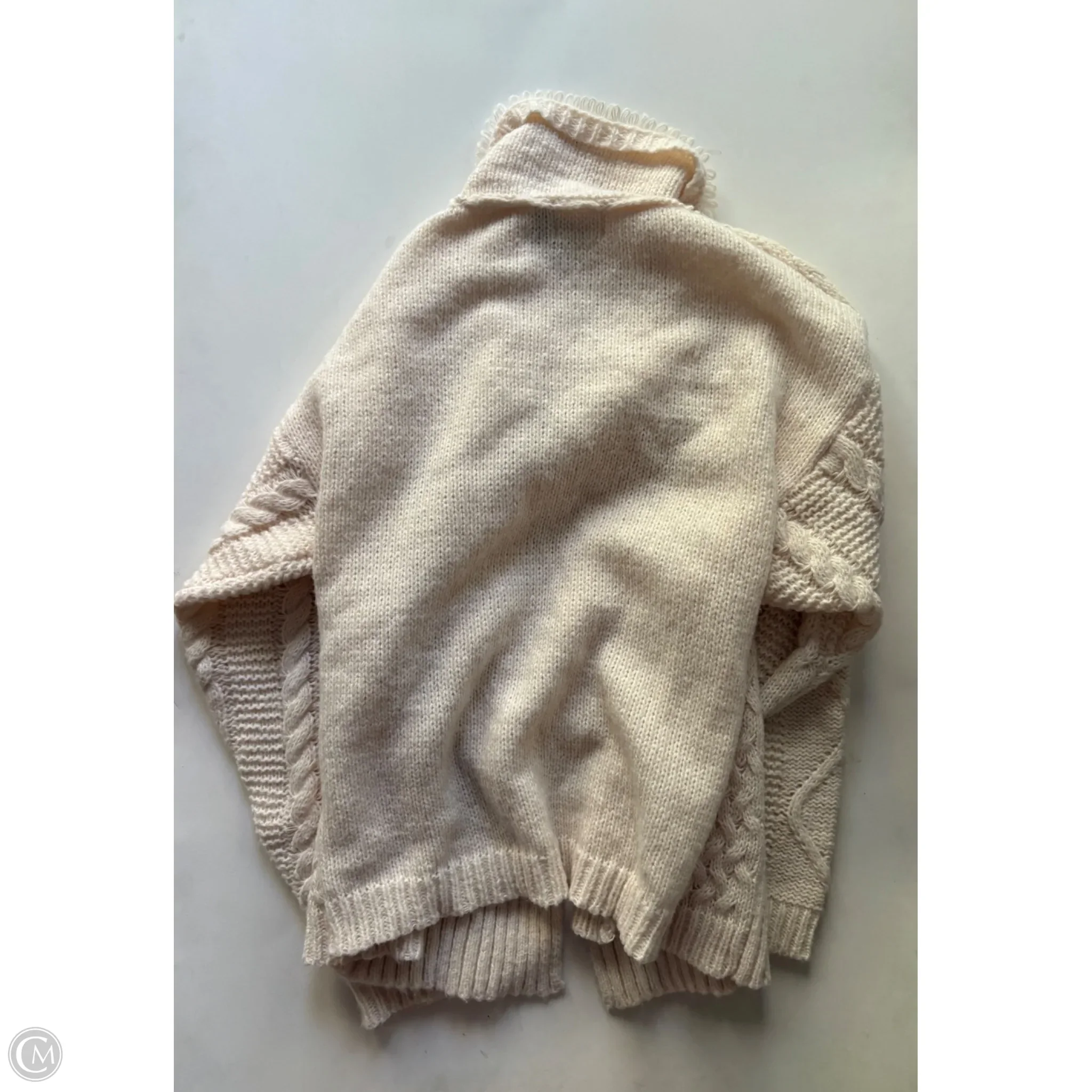 Sweater Cardigan By Bibi In Cream, Size: M - Image 2