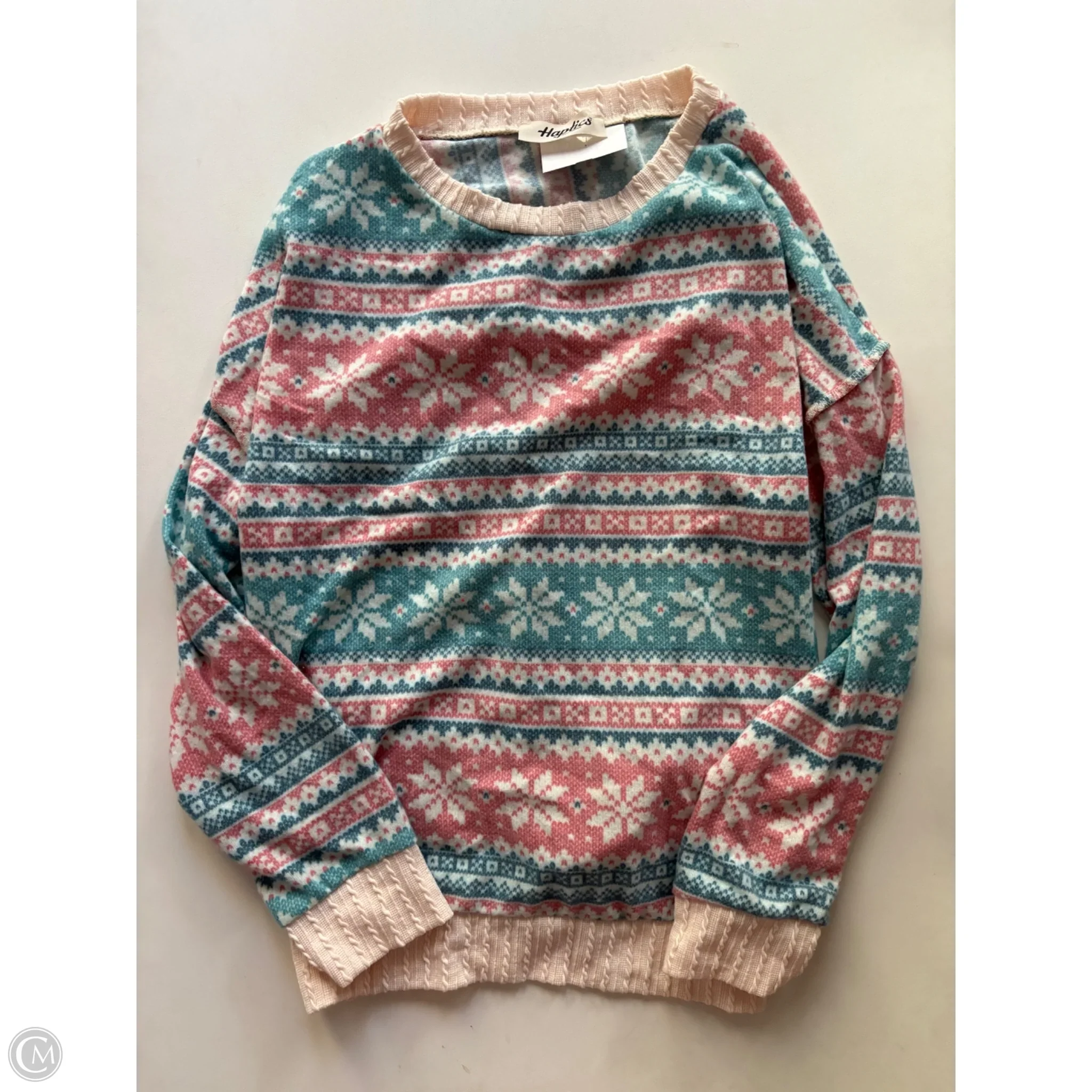 Top Long Sleeve By Haptics In Multi-colored, Size: L - Image 1