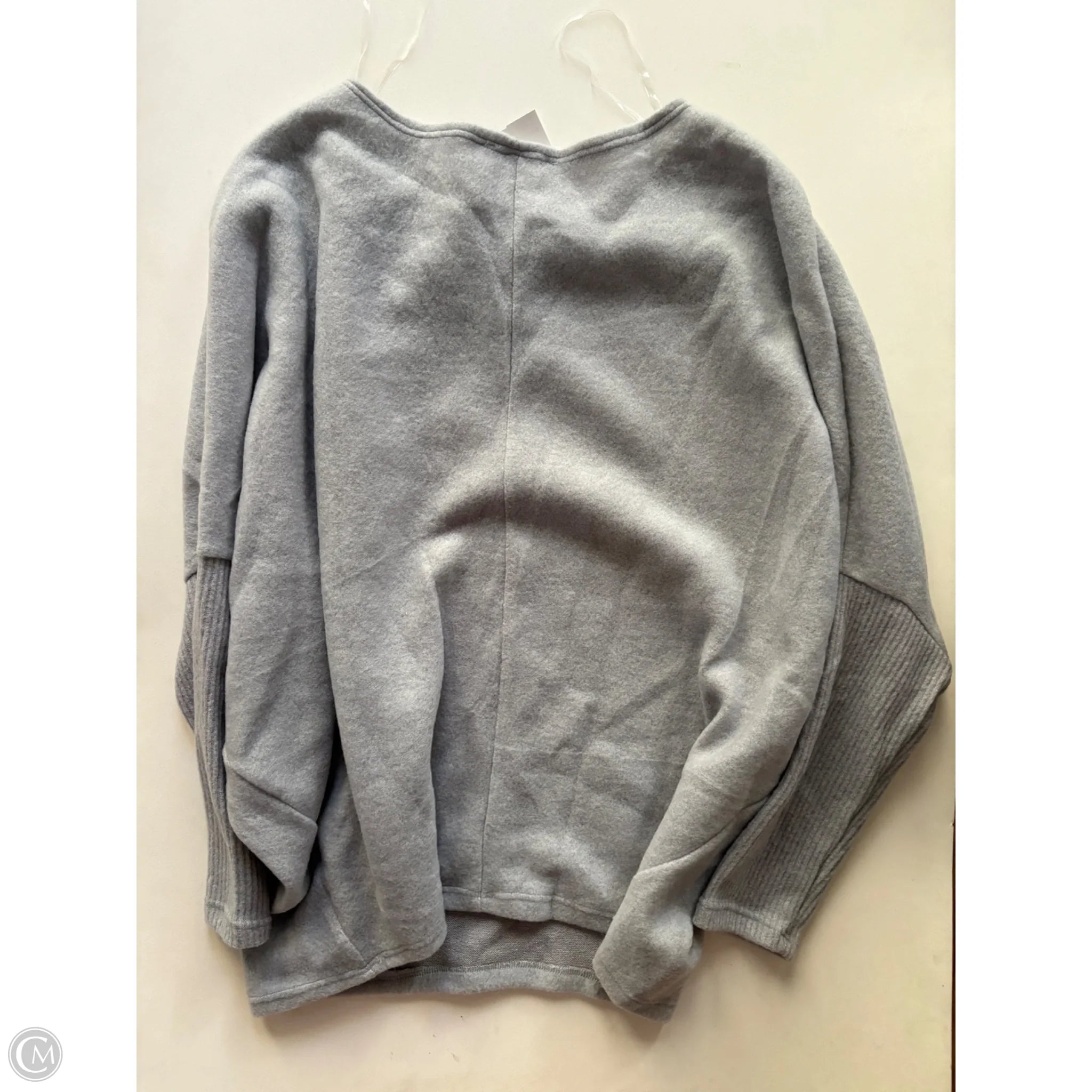 Top Long Sleeve By Charlotte Avery In Grey, Size: M - Image 2