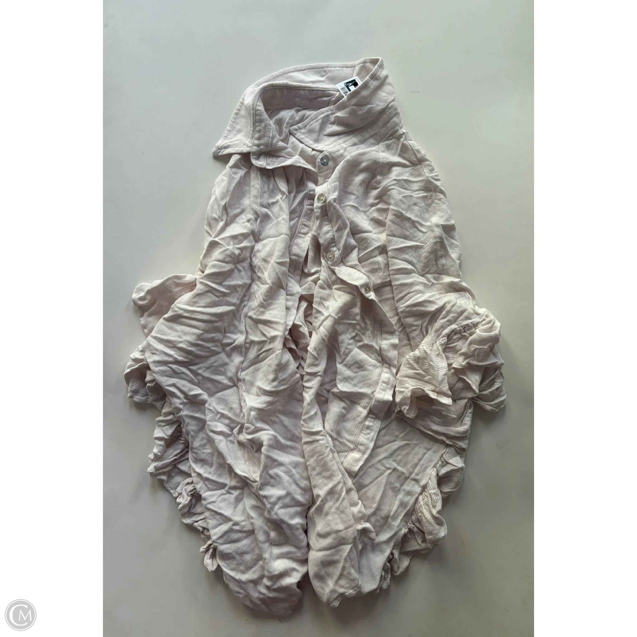 Top Short Sleeve By Heyson In Cream, Size: M - Image 1
