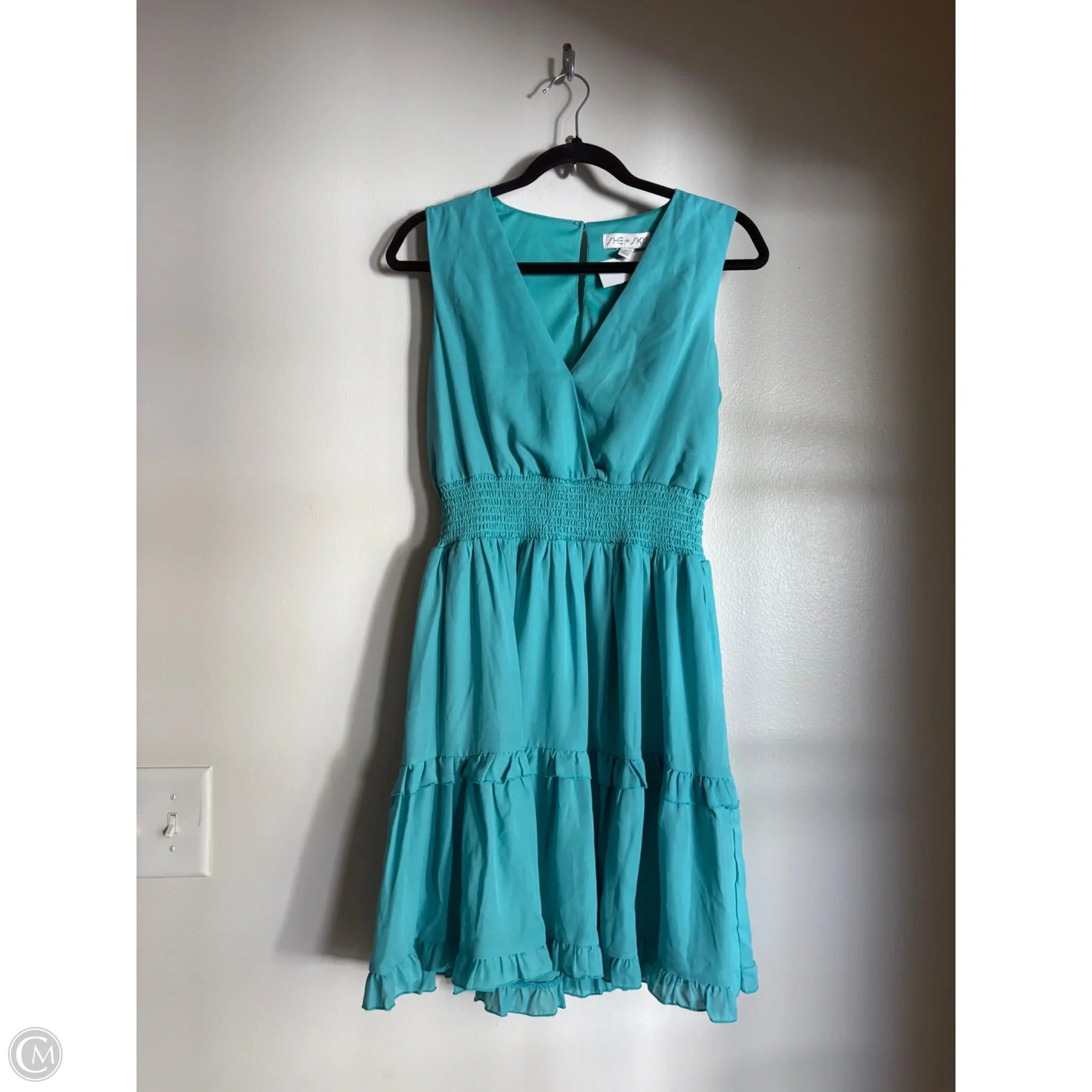 Dress Casual Midi By She + Sky In Blue, Size: M - Image 1