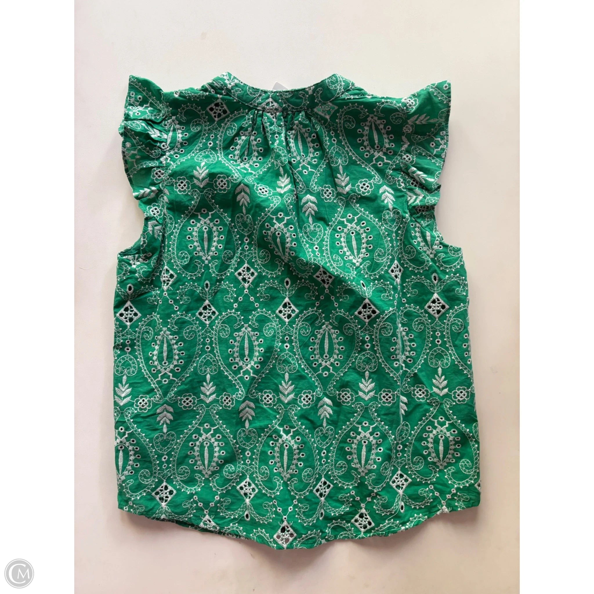 Top Short Sleeve By Draper James In Green, Size: S - Image 2