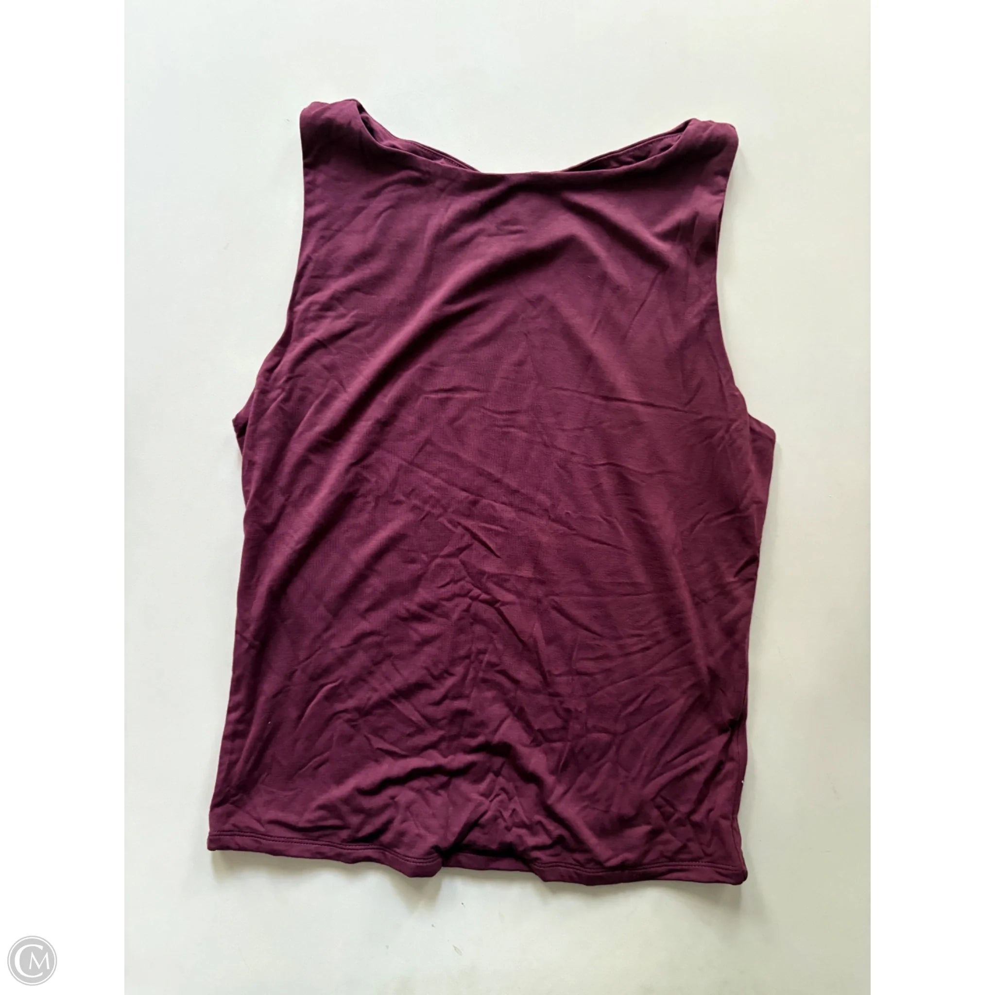 Athletic Tank Top By Be Cool In Maroon, Size: L - Image 1