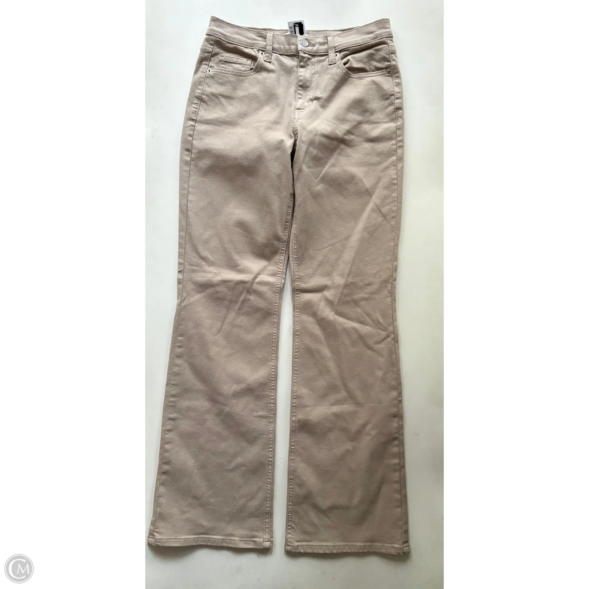 Jeans Wide Leg By Sneak Peek In Tan, Size: 4 - Image 1