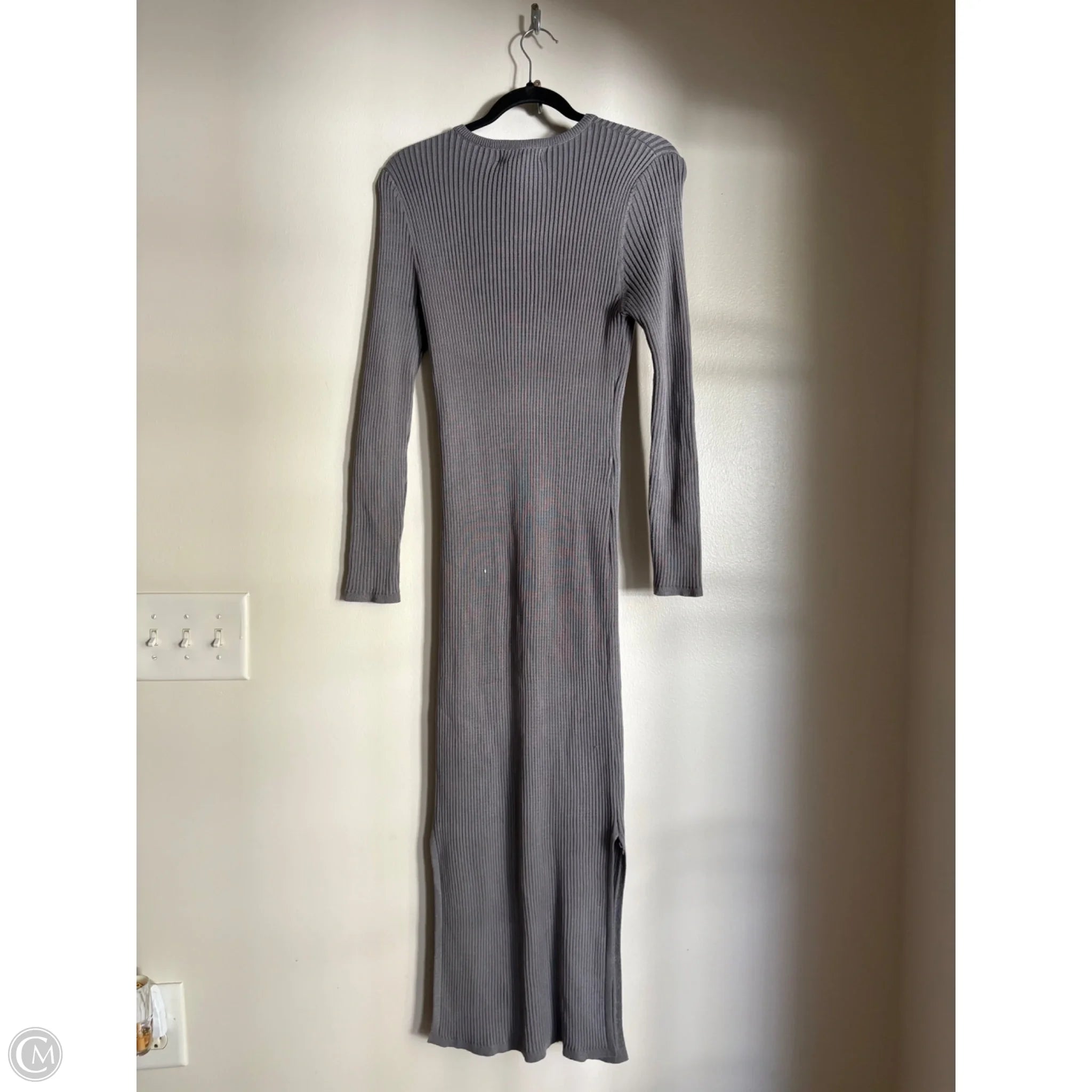 Dress Casual Maxi By Clothes Mentor In Grey, Size: L - Image 2