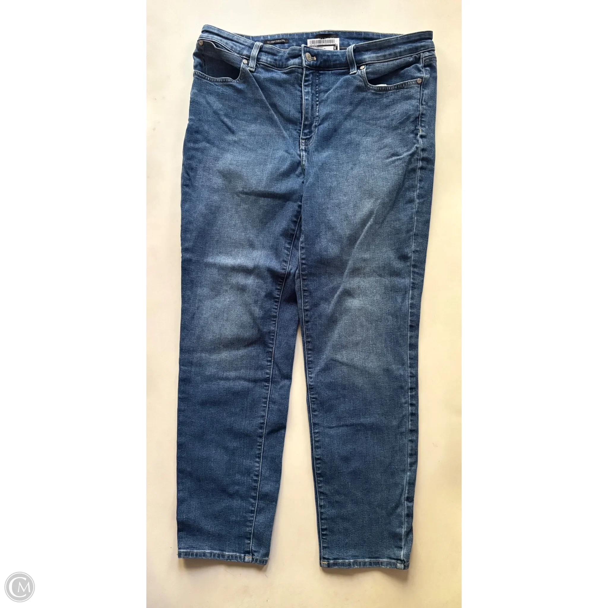 Jeans Straight By Talbots In Blue, Size: 12 - Image 1