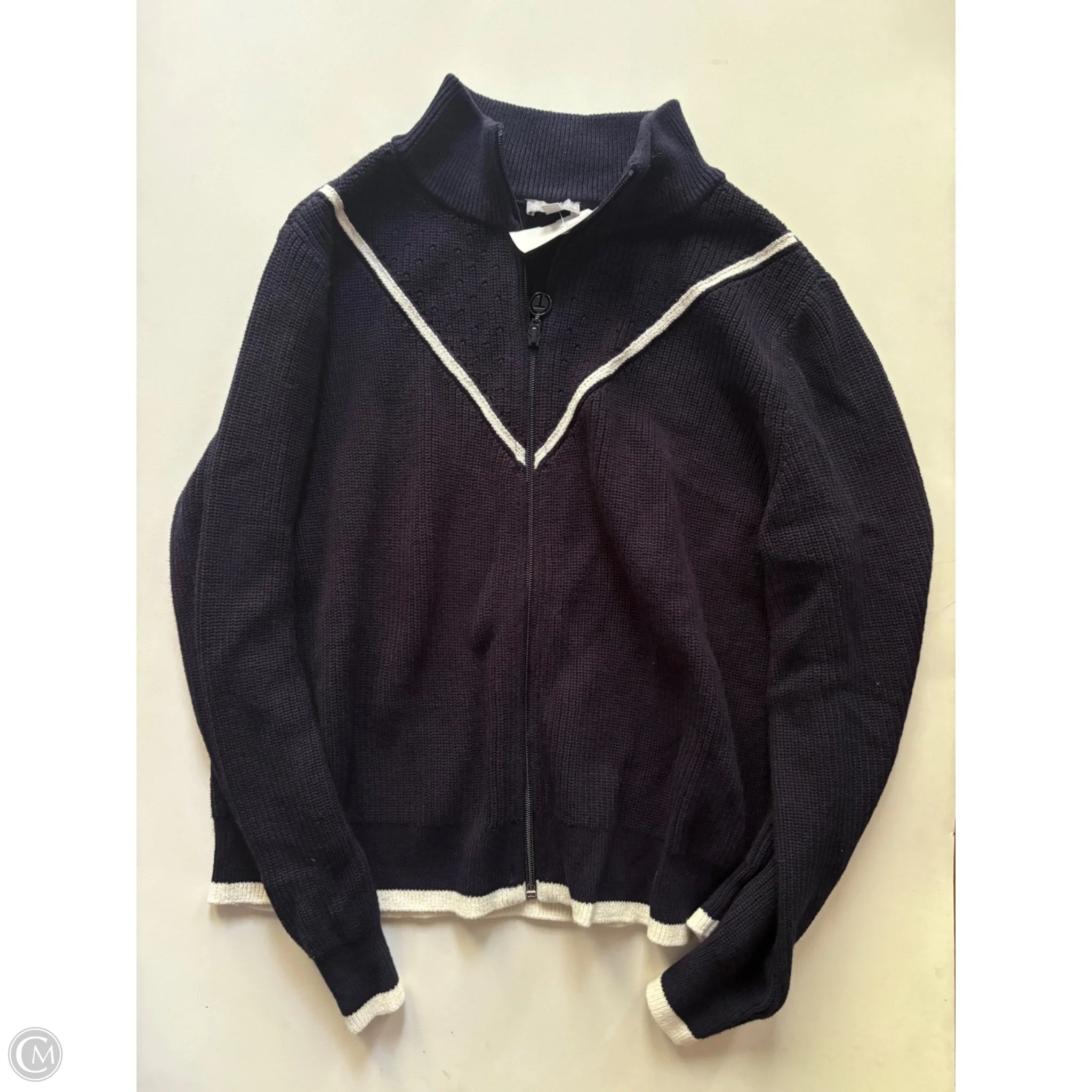 Jacket Other By Talbots In Navy, Size: L - Image 1