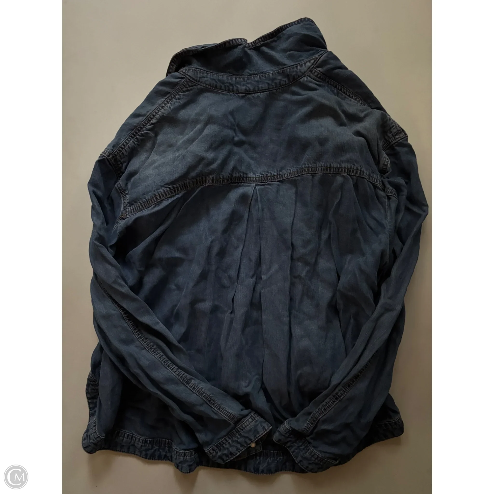 Jacket Denim By Free People In Blue, Size: M - Image 2