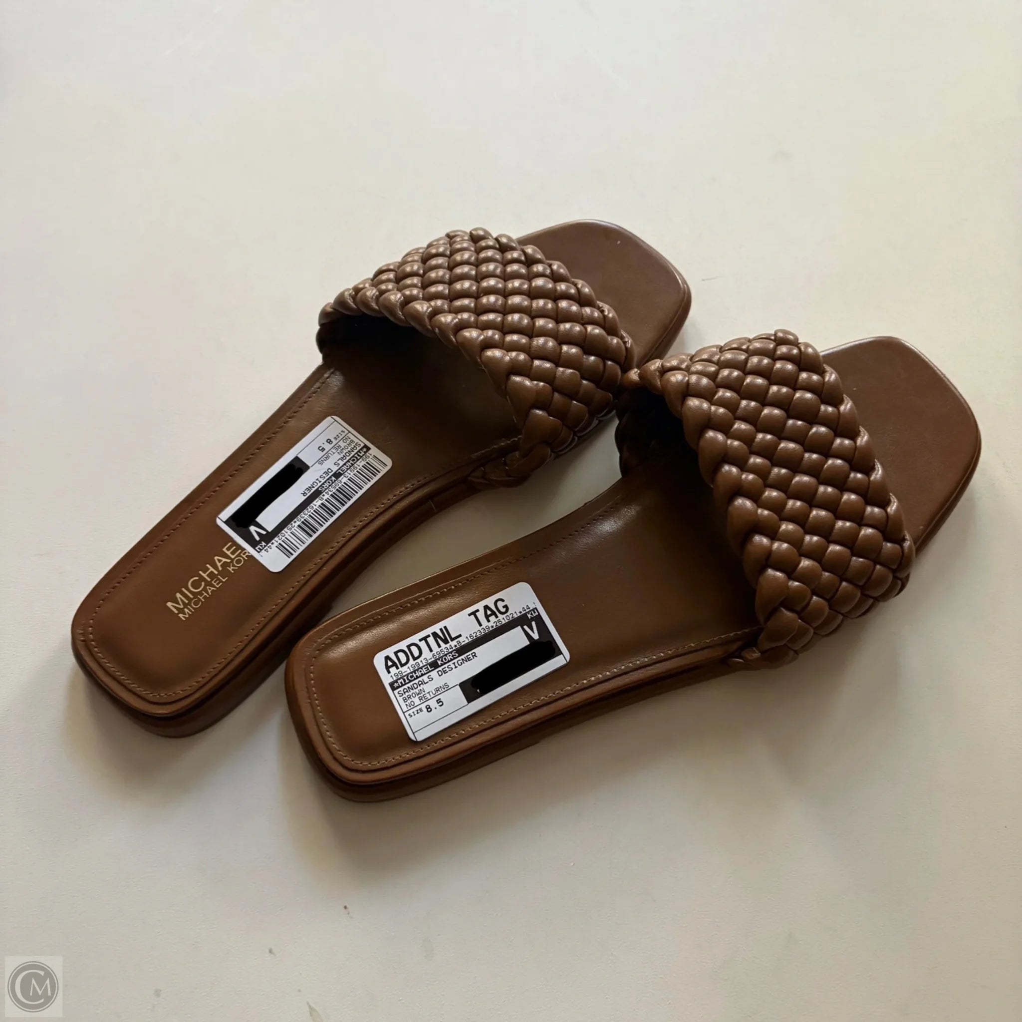 Sandals Designer By Michael Kors In Brown, Size: 8.5 - Image 2