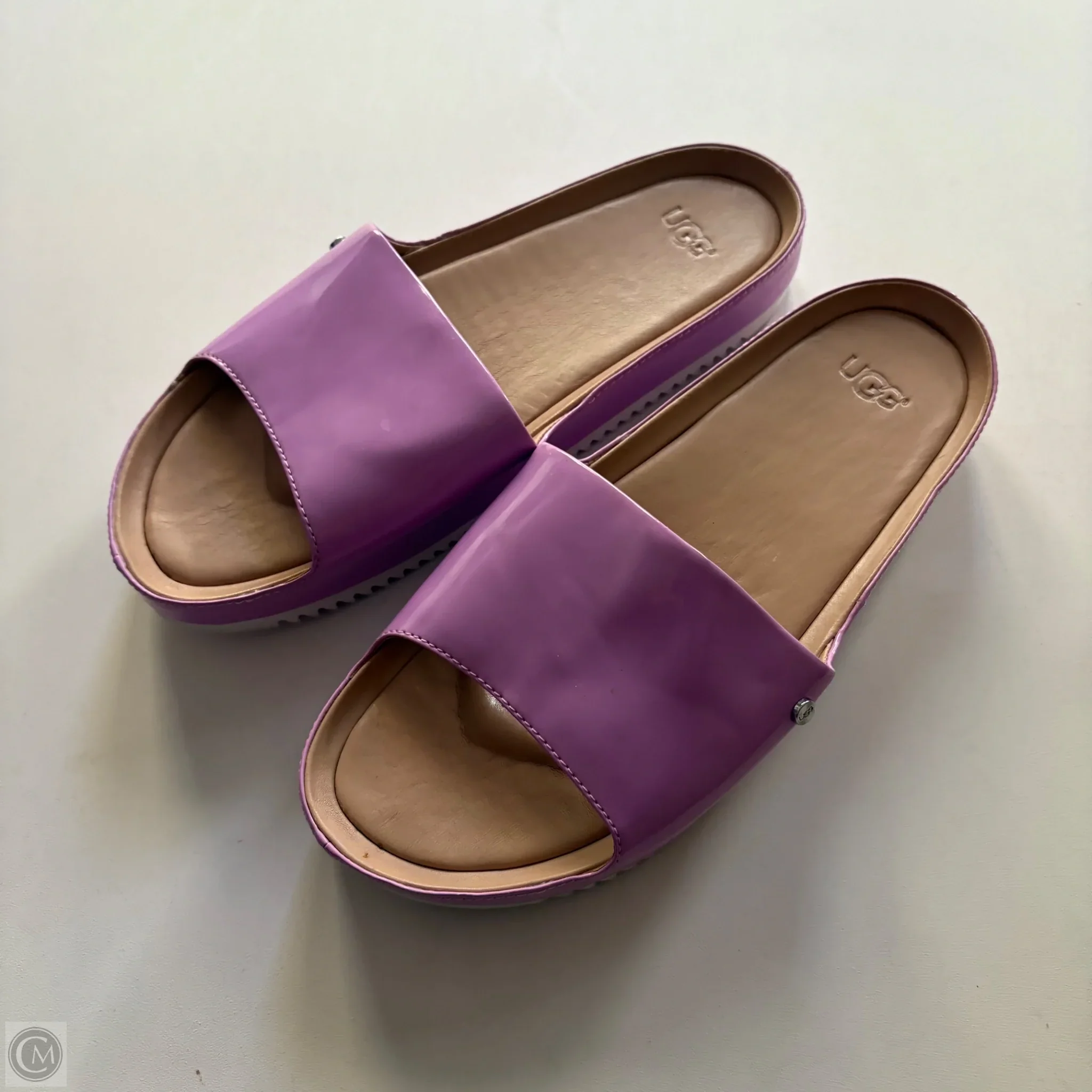 Sandals Designer By Ugg In Purple, Size: 6.5 - Image 1
