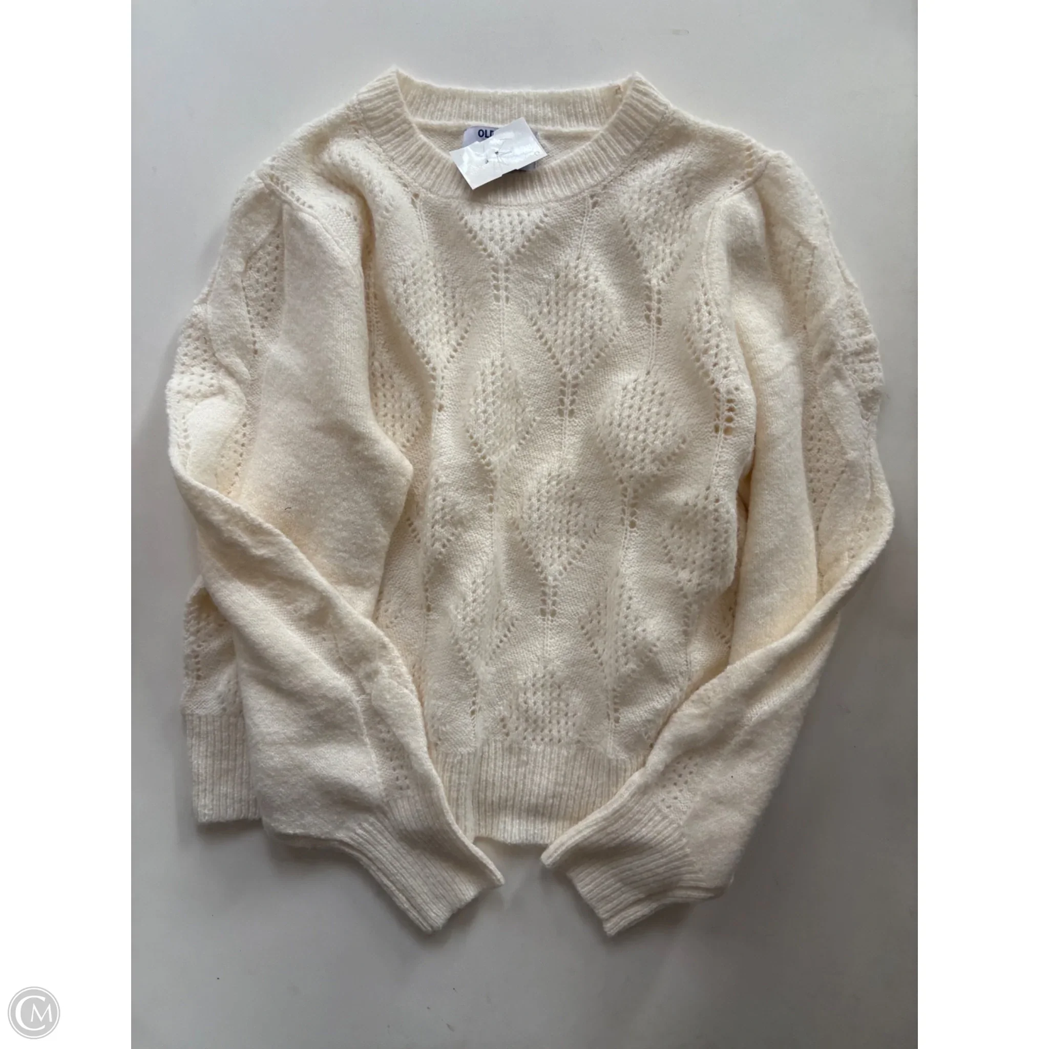 Sweater By Old Navy In Cream, Size: M - Image 1