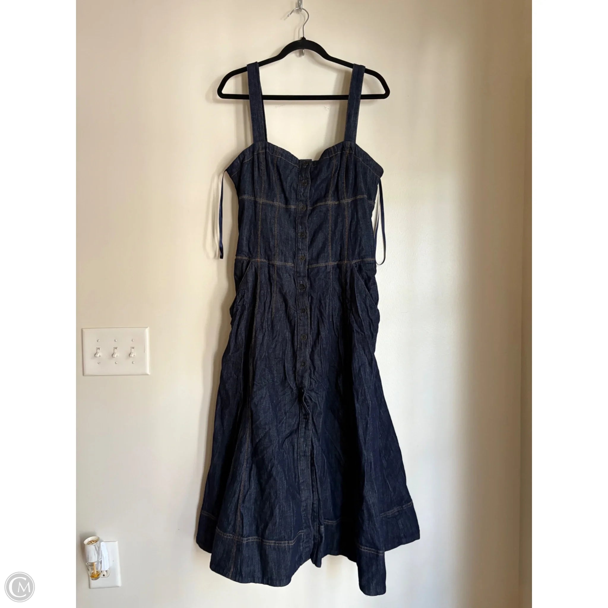 Dress Casual Maxi By Maeve In Blue, Size: Xl - Image 1