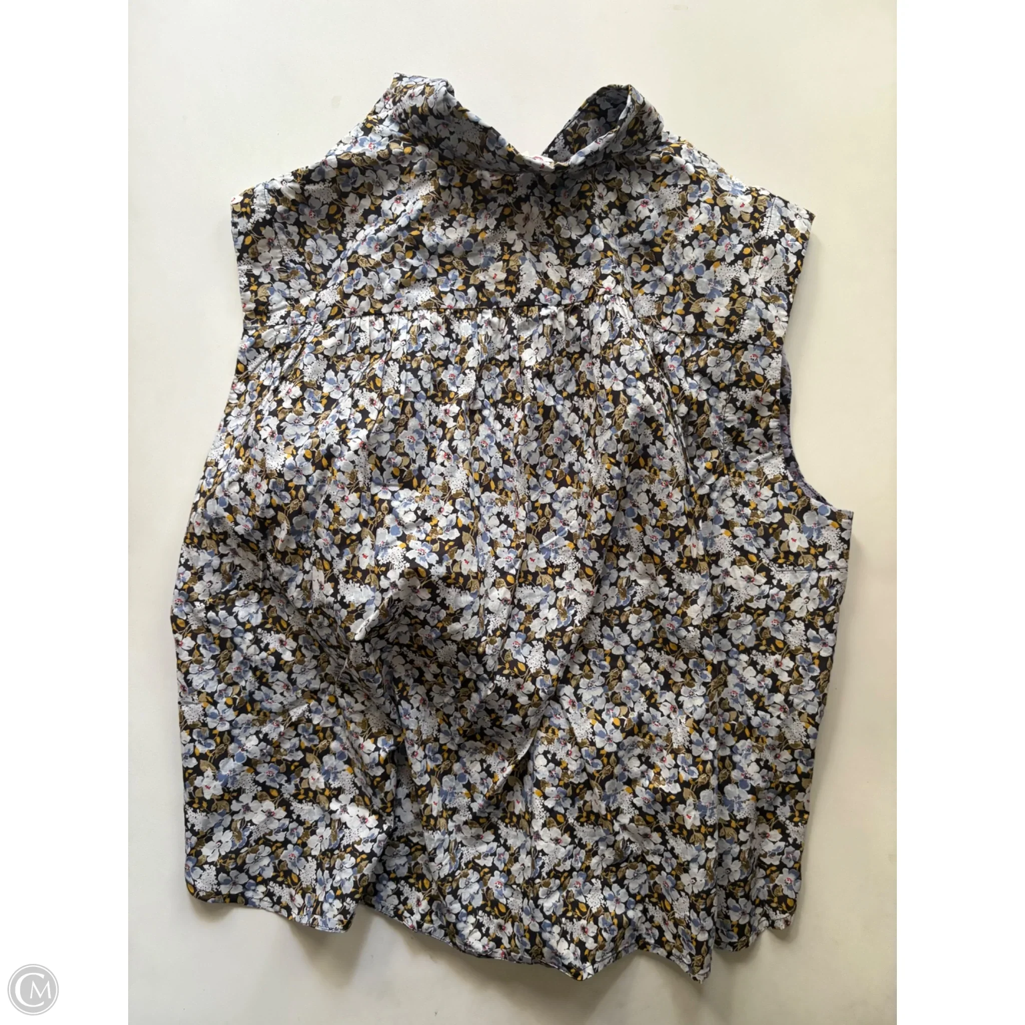 Top Sleeveless By Levis In Floral Print, Size: Xl - Image 2