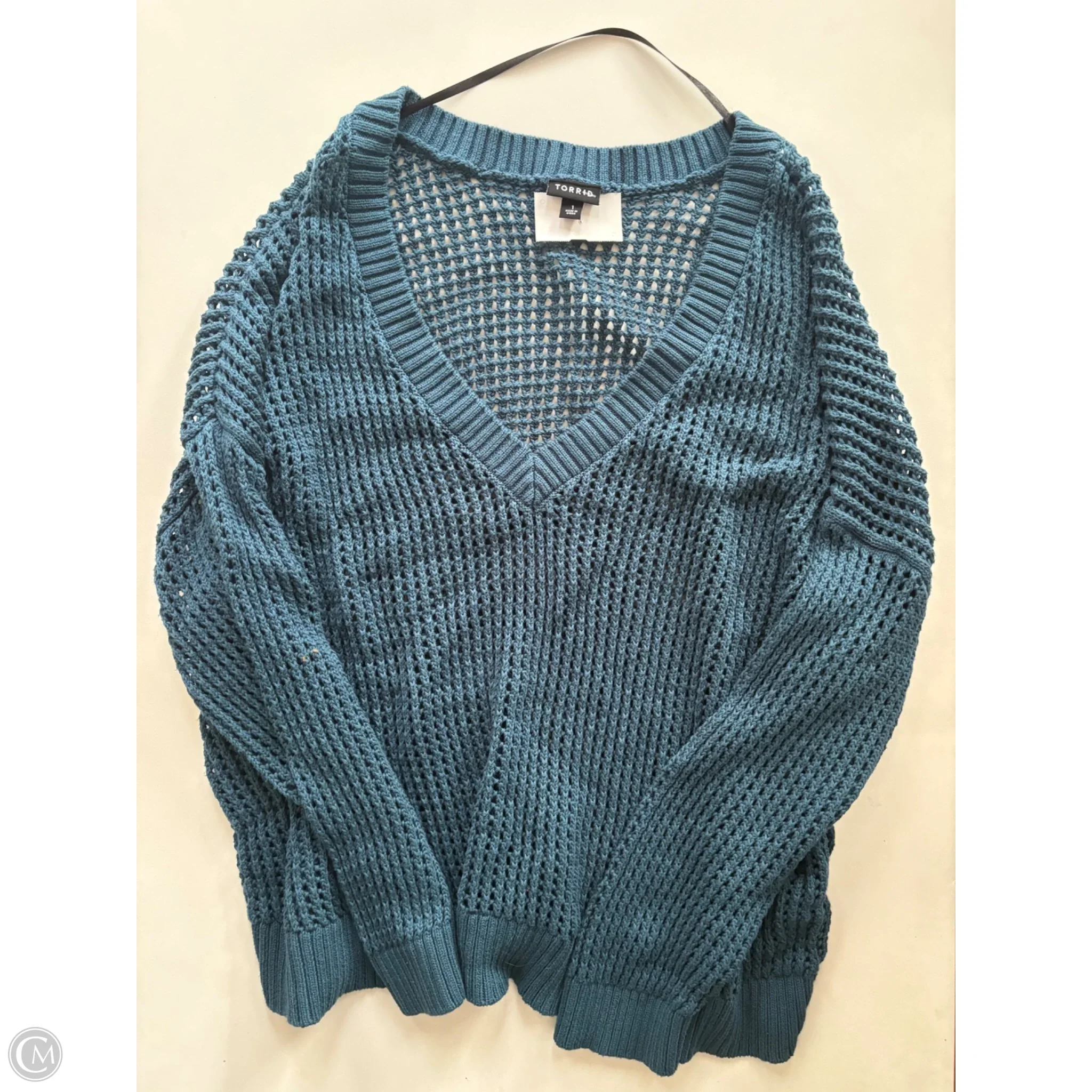 Sweater By Torrid In Blue, Size: 1x - Image 1
