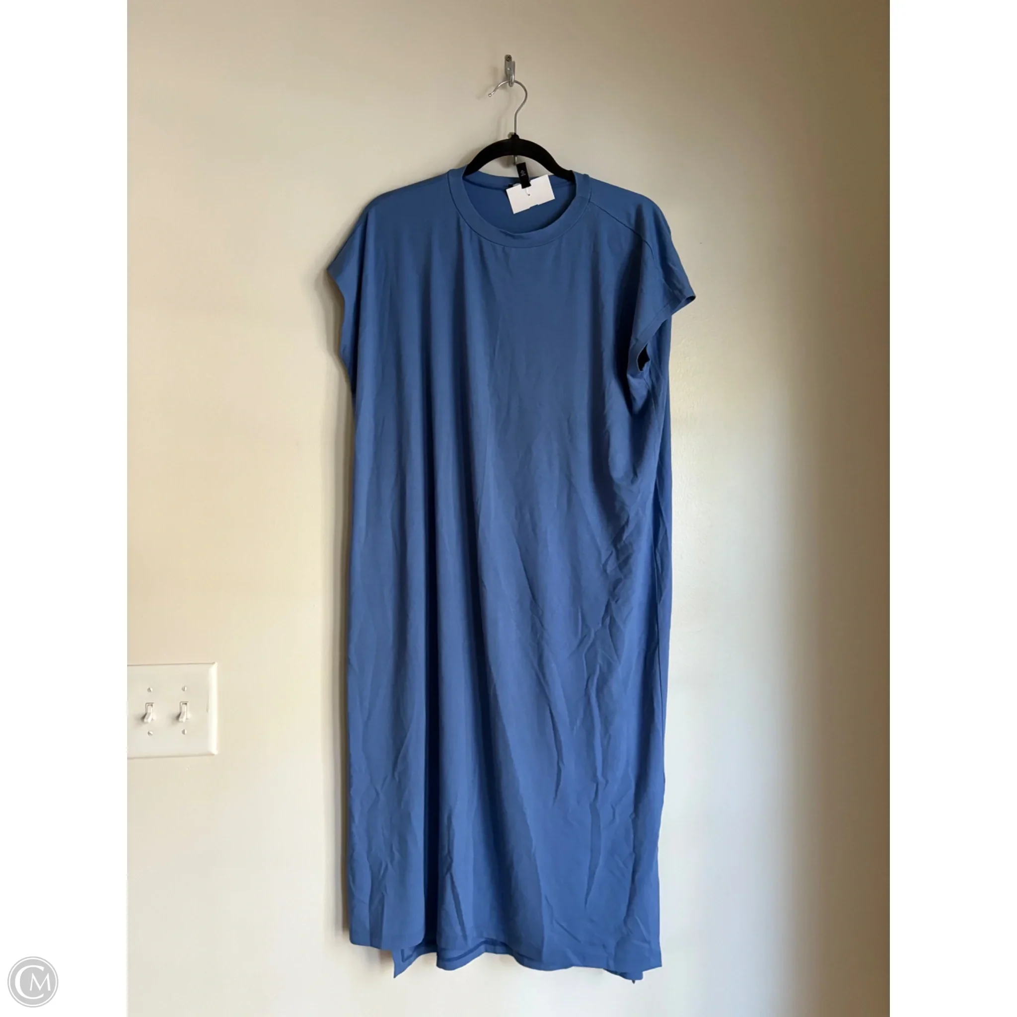 Dress Casual Midi By Eileen Fisher In Blue, Size: S - Image 1