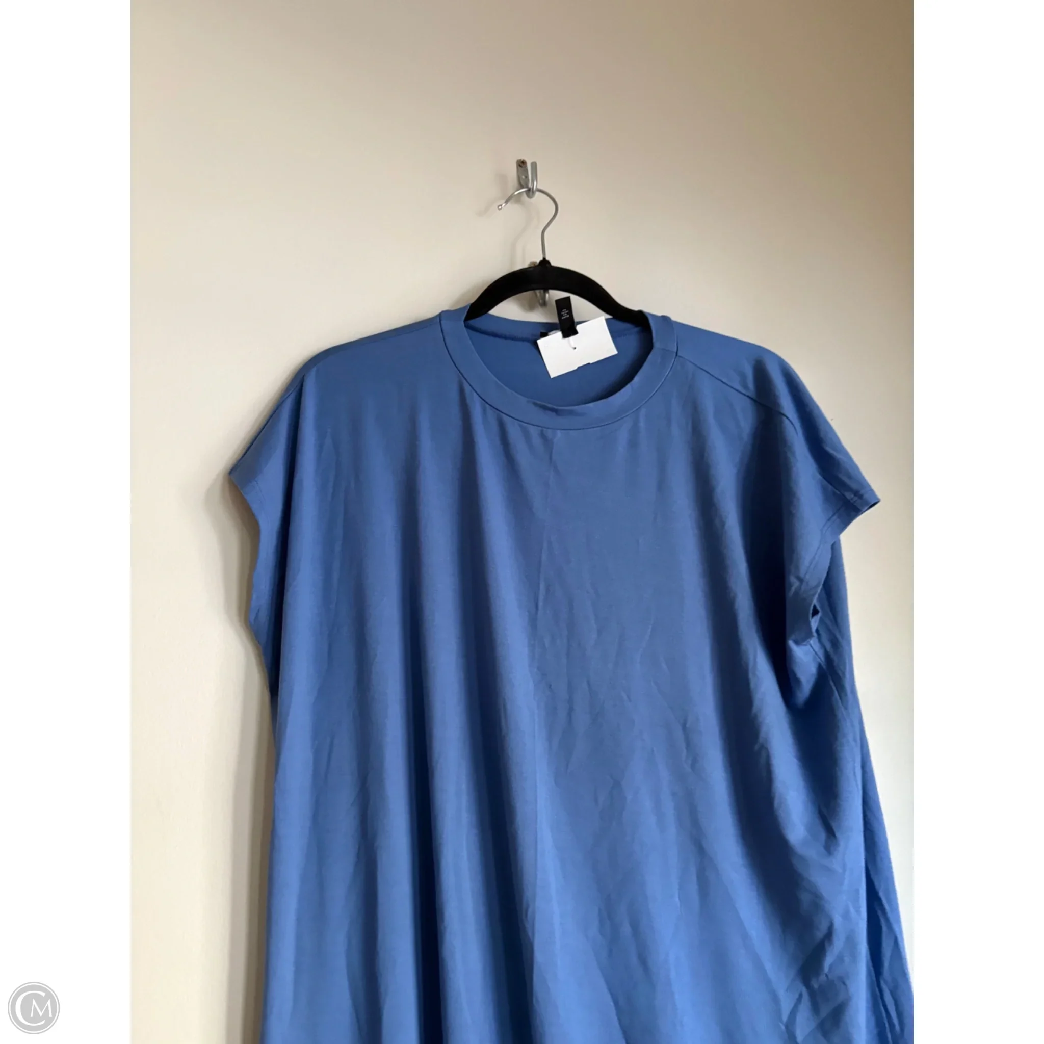 Dress Casual Midi By Eileen Fisher In Blue, Size: S - Image 3