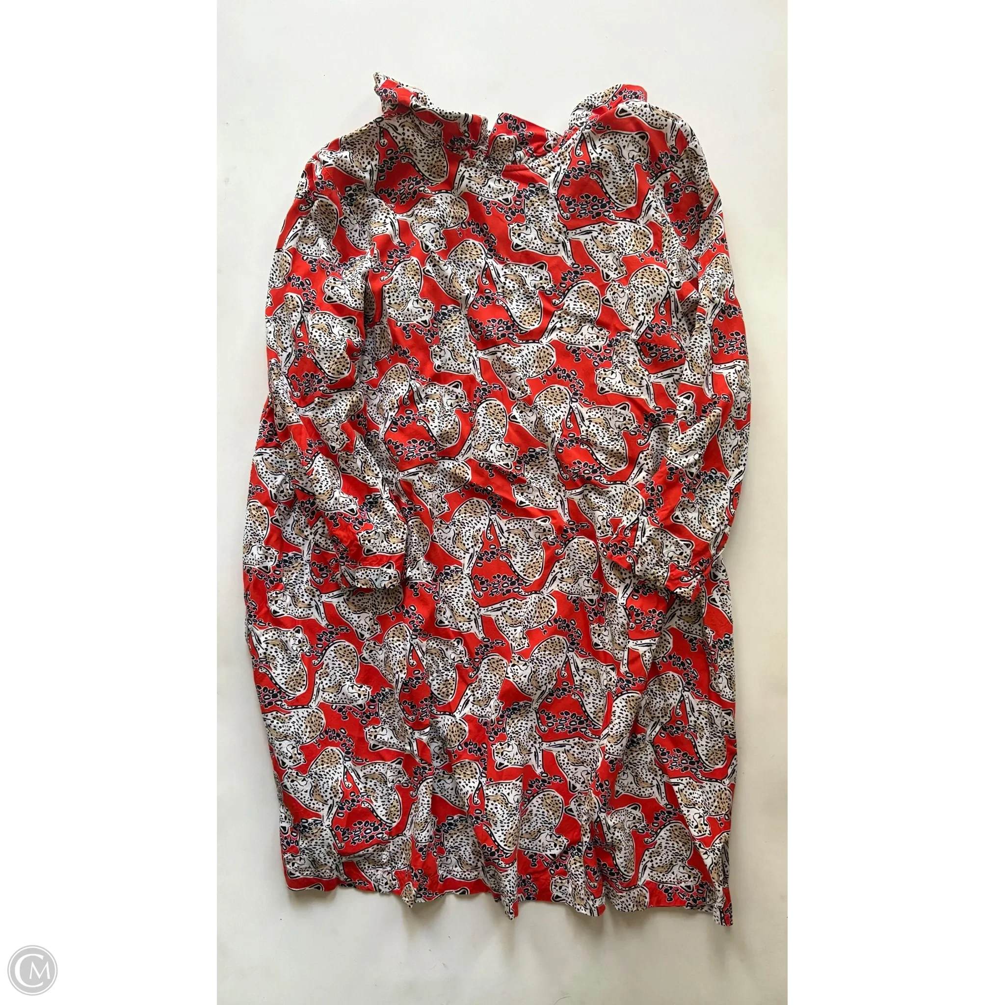 Top Long Sleeve By Crown And Ivy In Animal Print, Size: L - Image 2