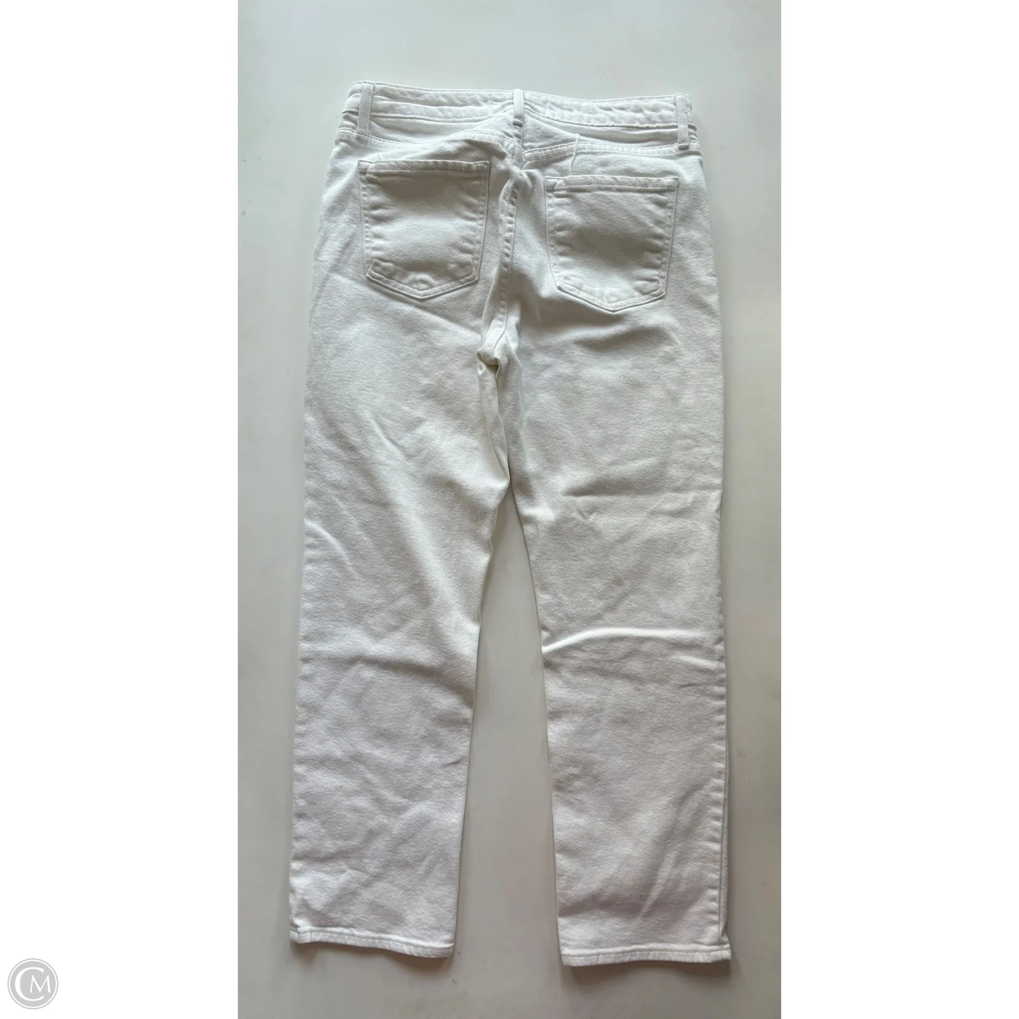 Jeans Straight By Just Black In White, Size: 8 - Image 2