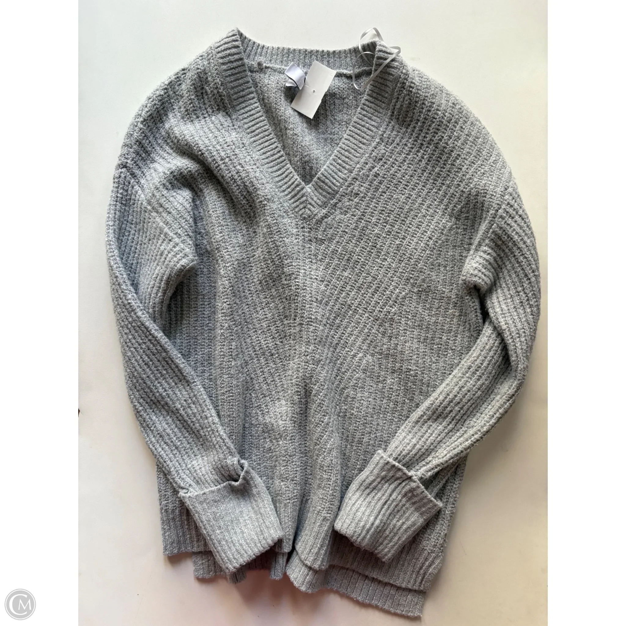 Sweater By Nine West Apparel In Grey, Size: L - Image 1